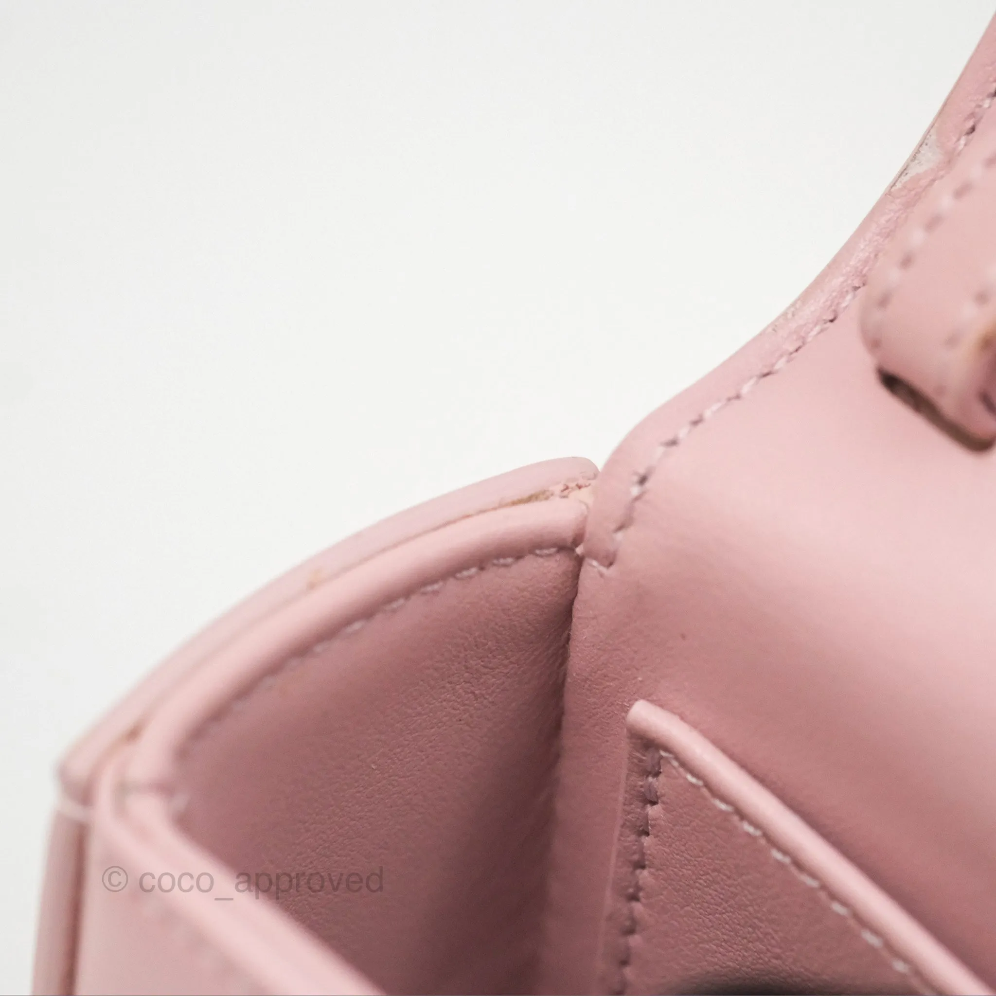 Celine Mini Triomphe Shiny Calfskin Pink
