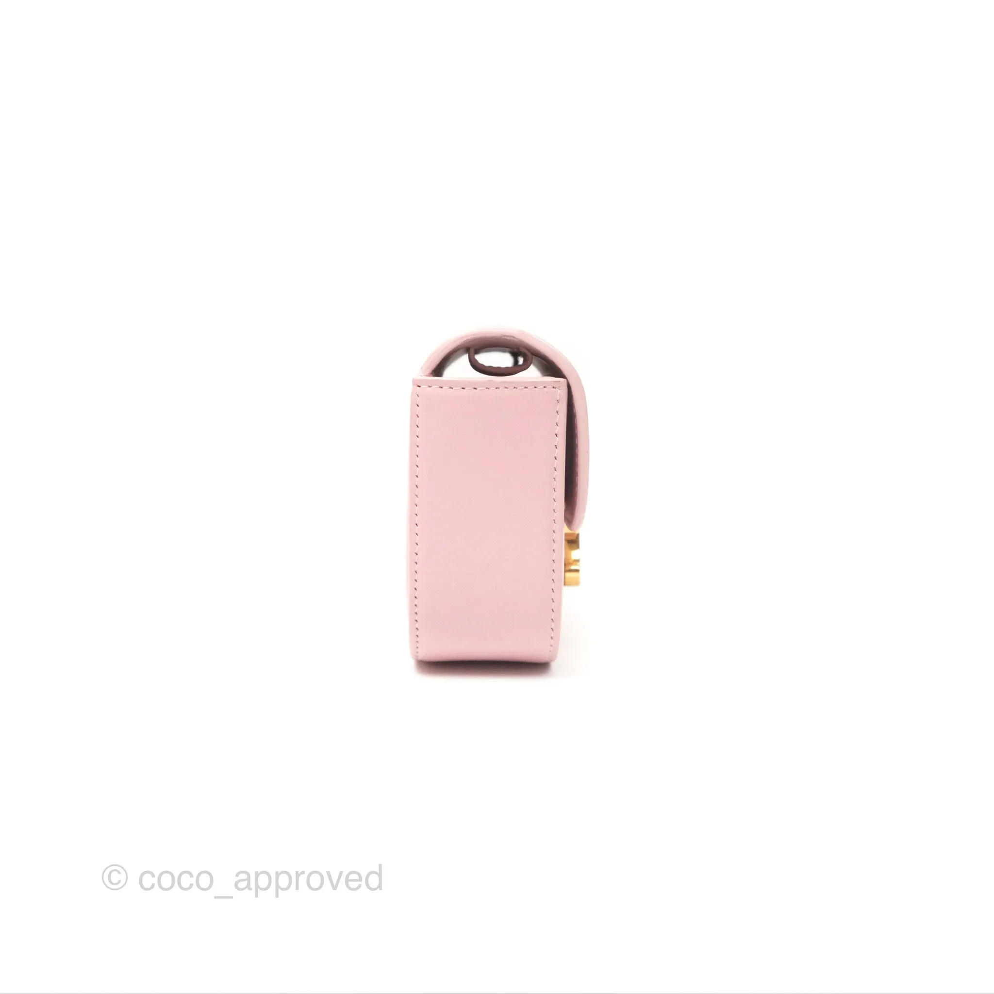Celine Mini Triomphe Shiny Calfskin Pink