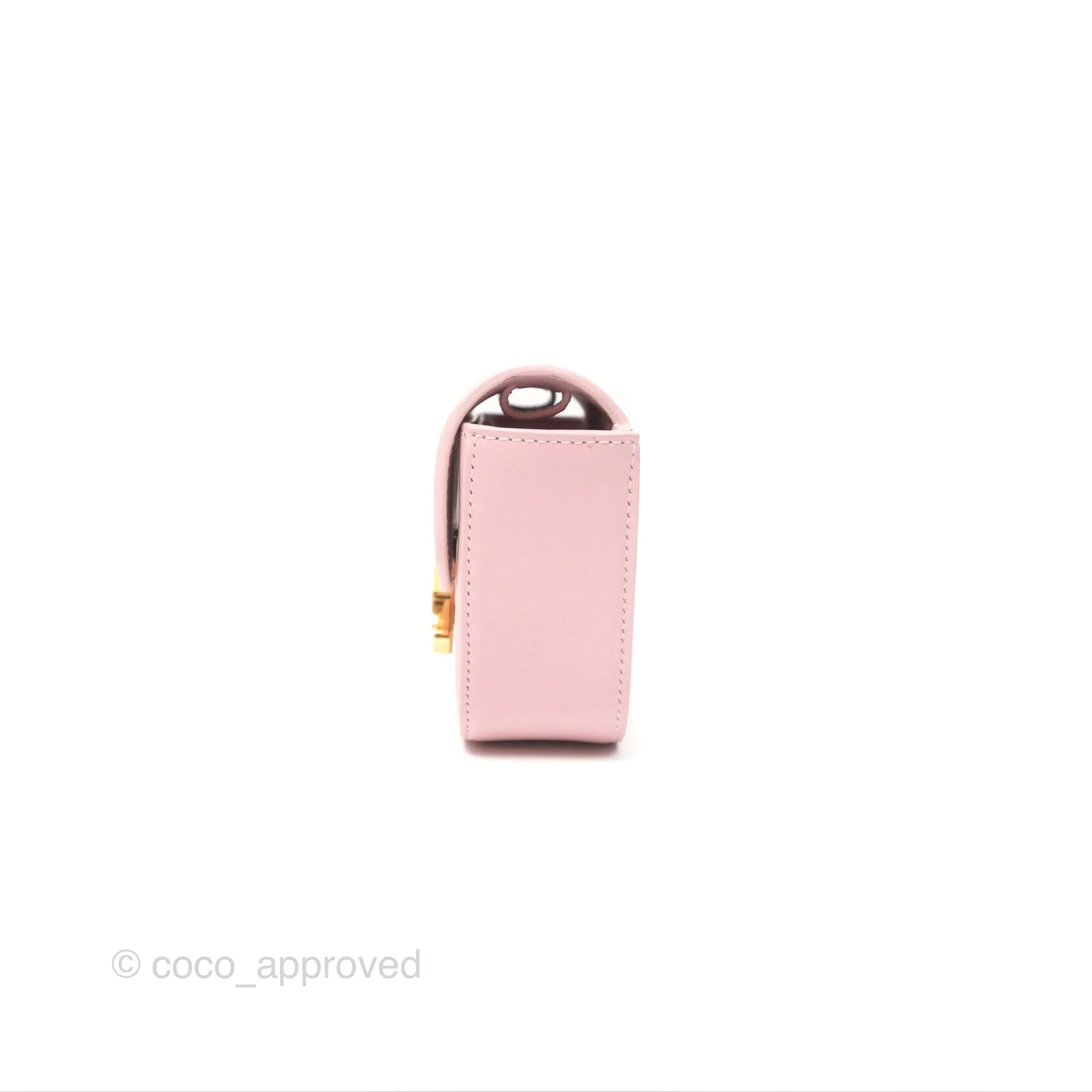 Celine Mini Triomphe Shiny Calfskin Pink