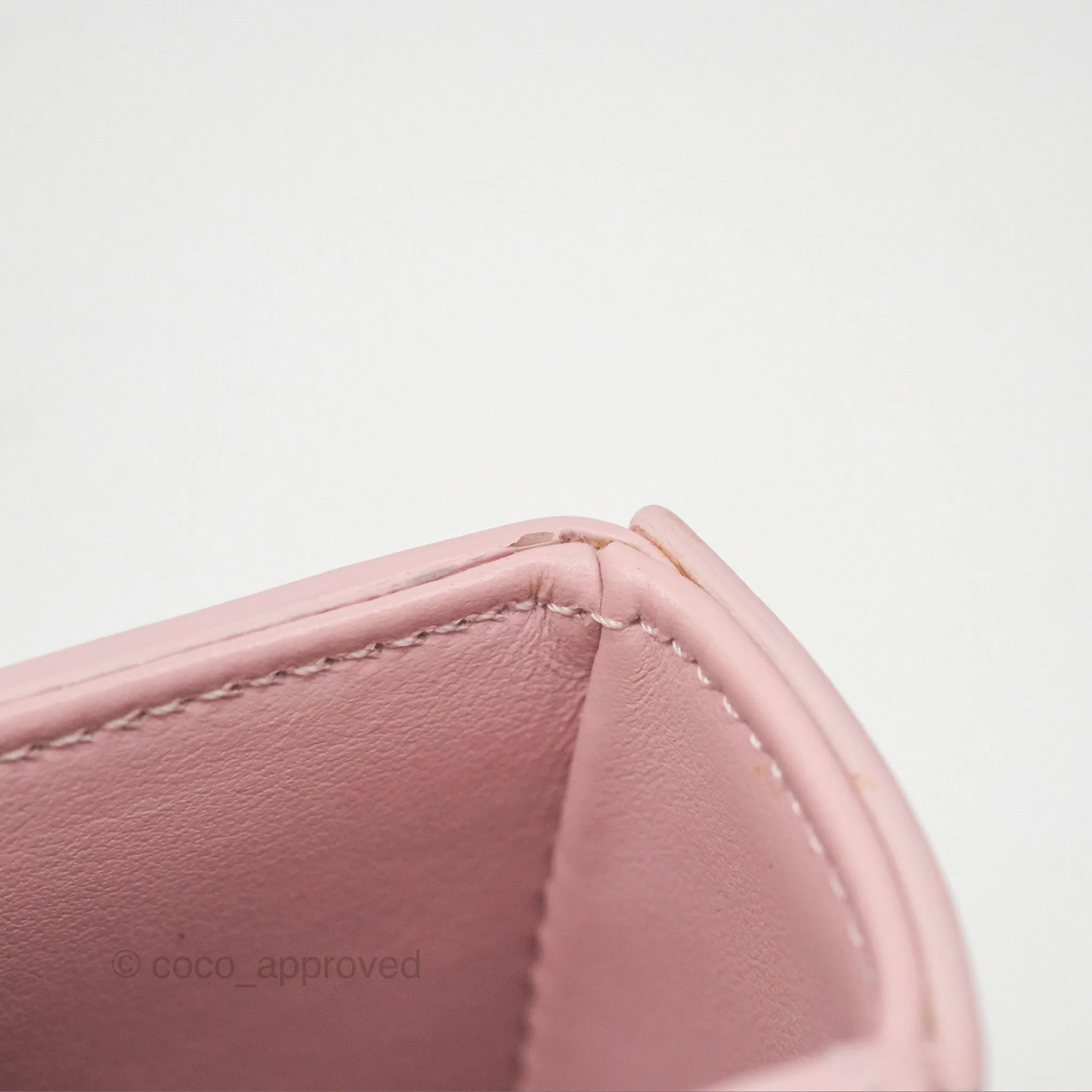 Celine Mini Triomphe Shiny Calfskin Pink