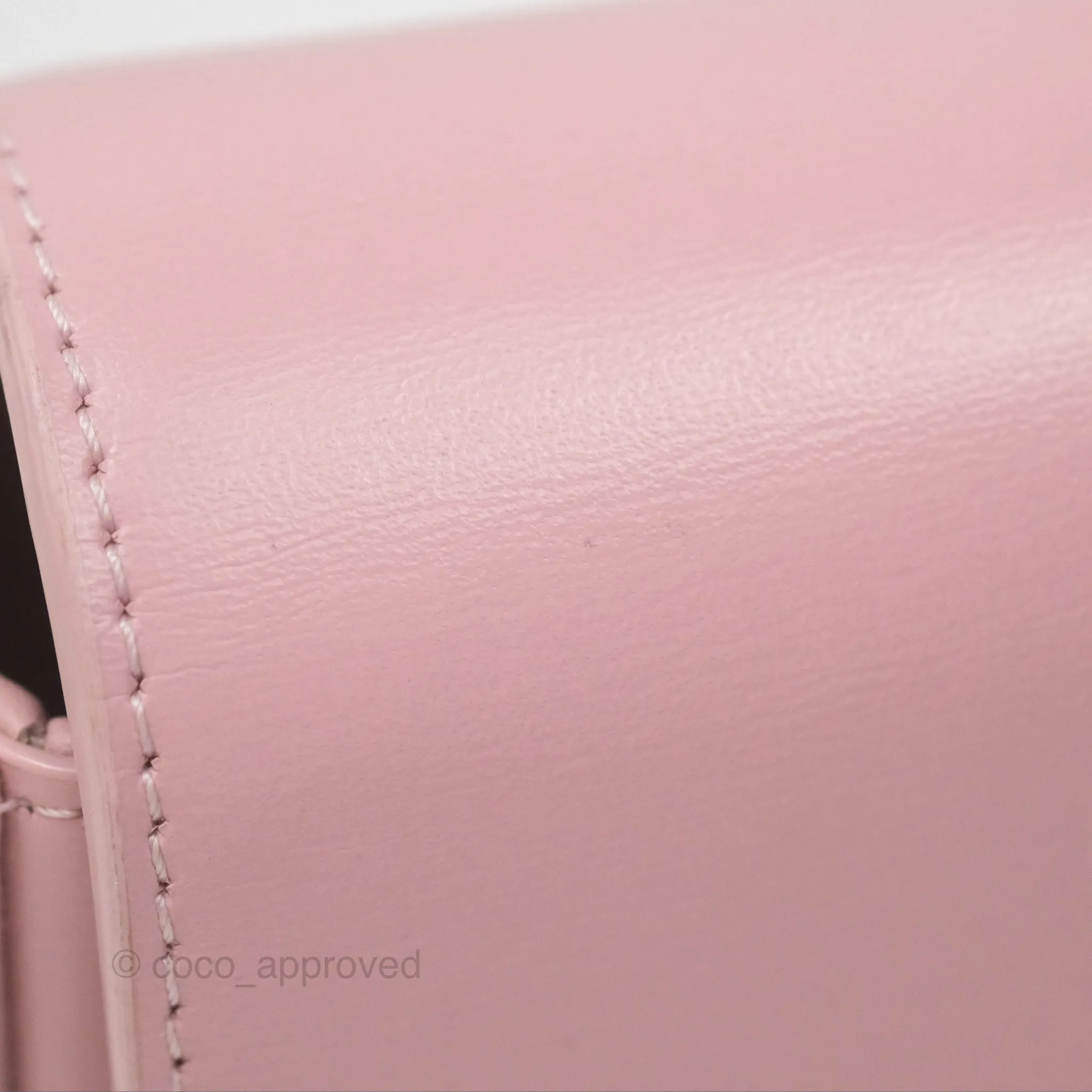 Celine Mini Triomphe Shiny Calfskin Pink