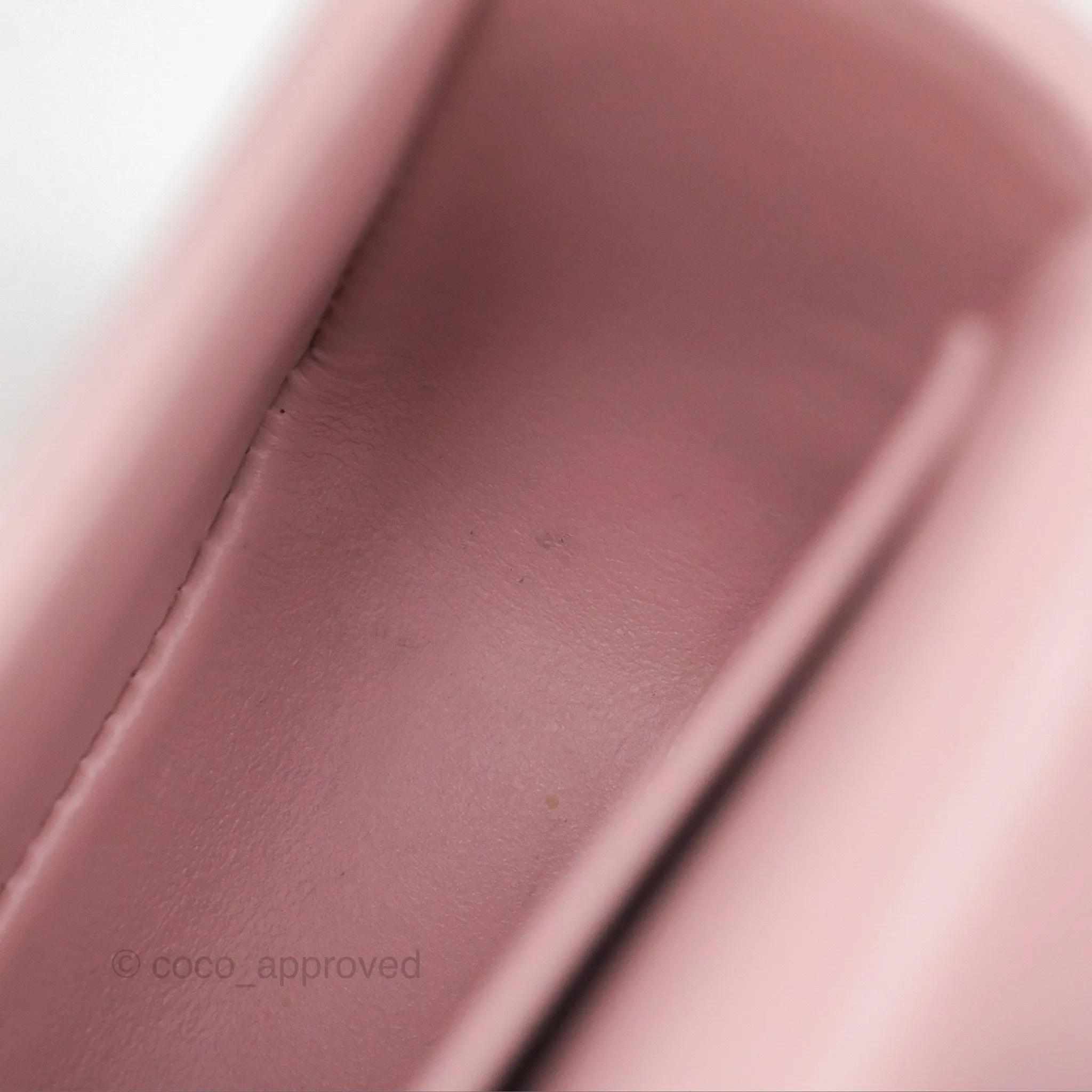 Celine Mini Triomphe Shiny Calfskin Pink