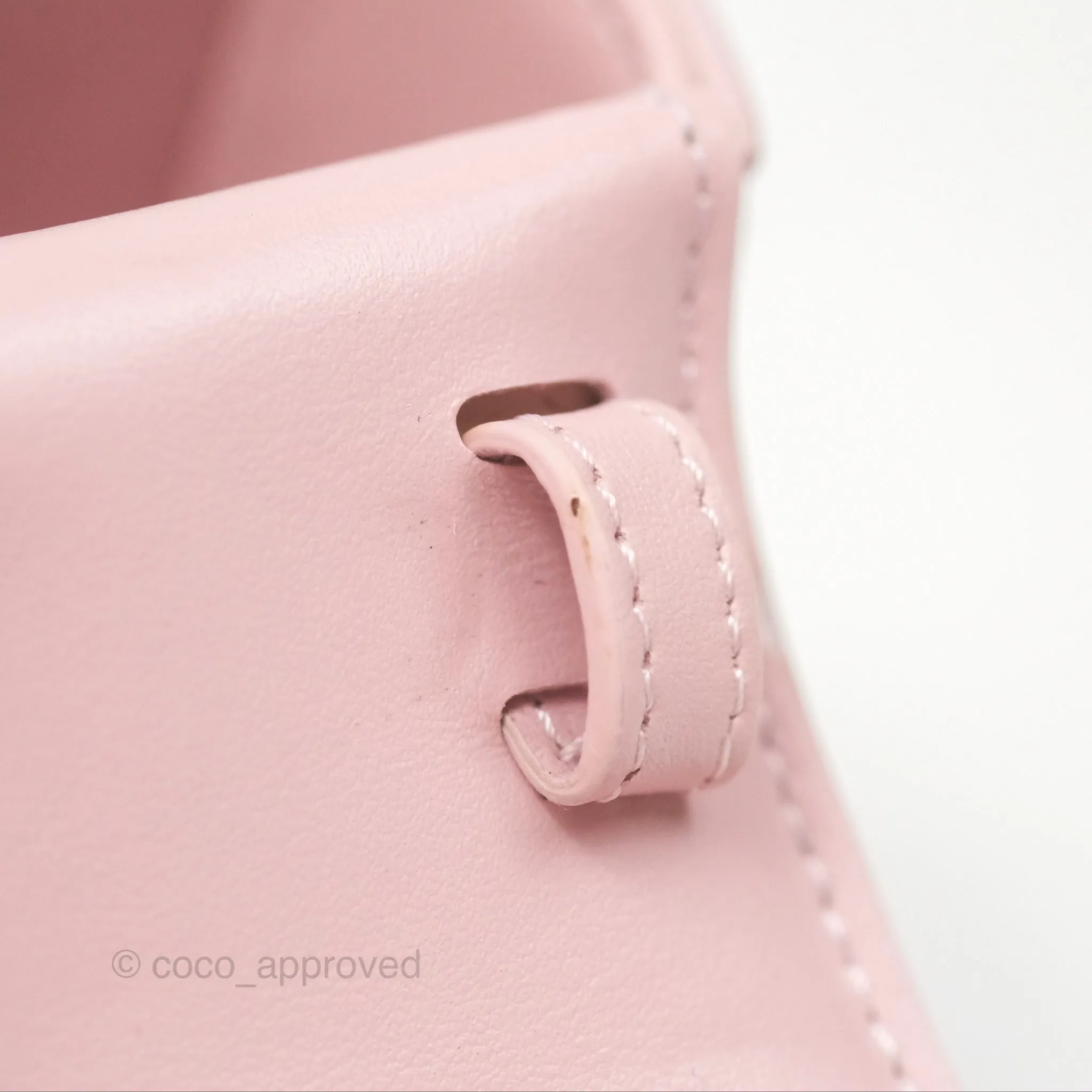 Celine Mini Triomphe Shiny Calfskin Pink