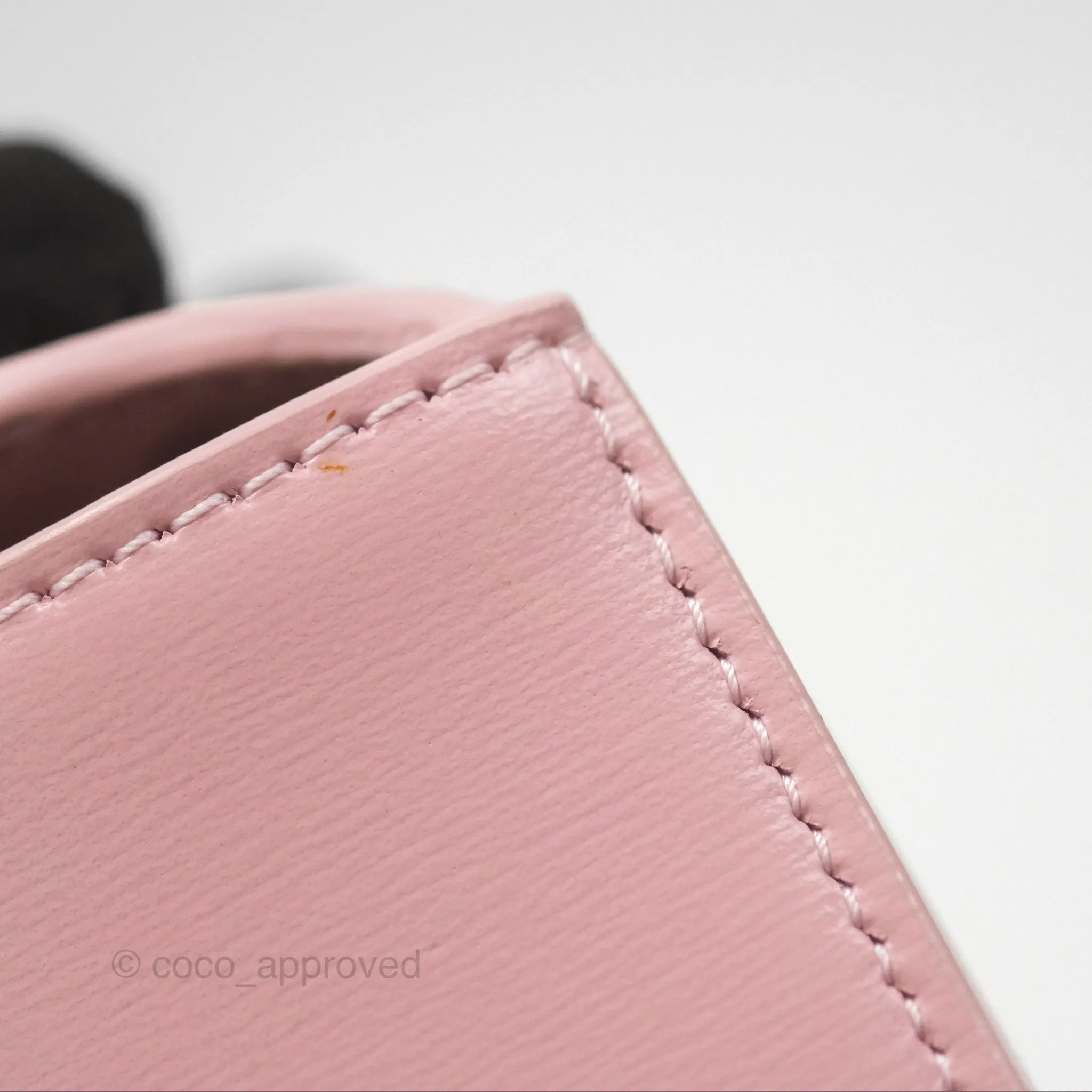 Celine Mini Triomphe Shiny Calfskin Pink