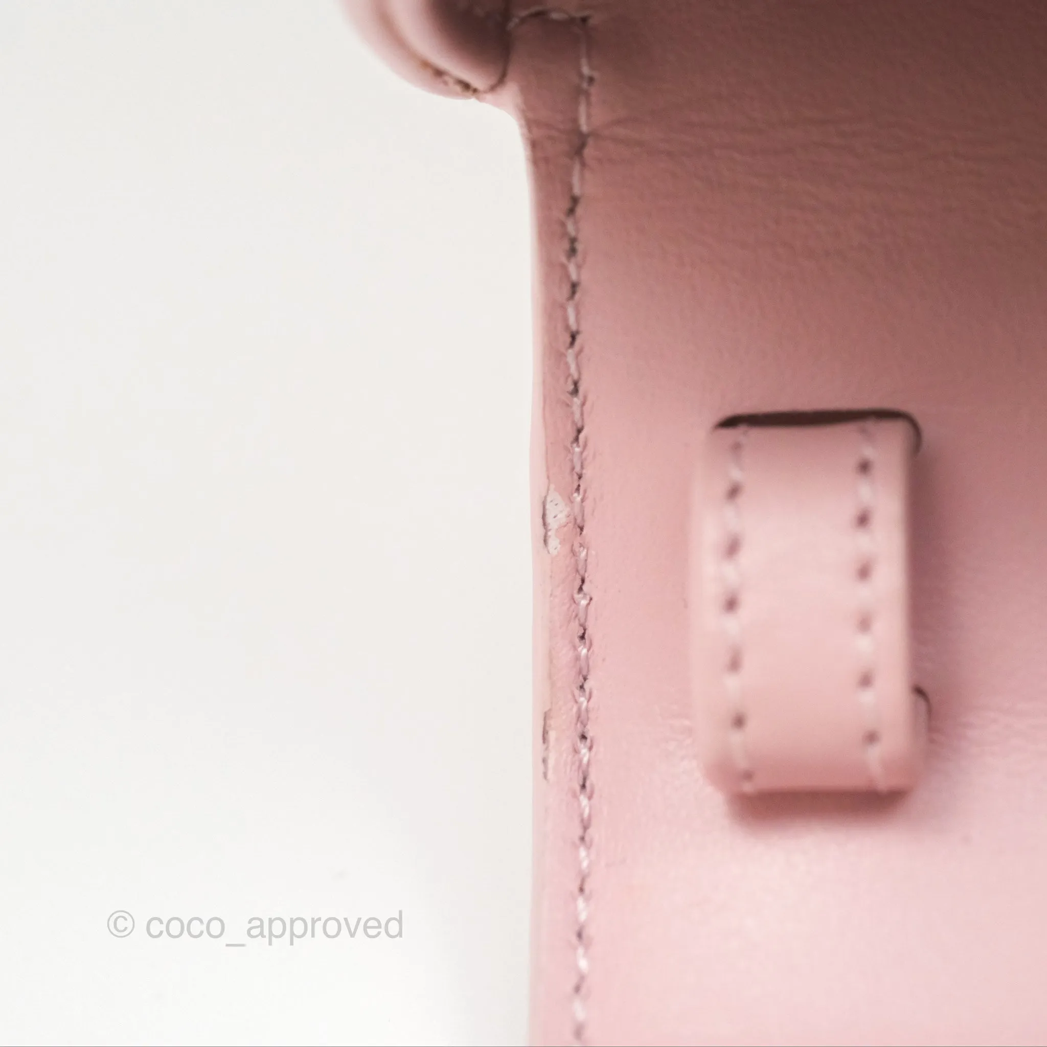 Celine Mini Triomphe Shiny Calfskin Pink