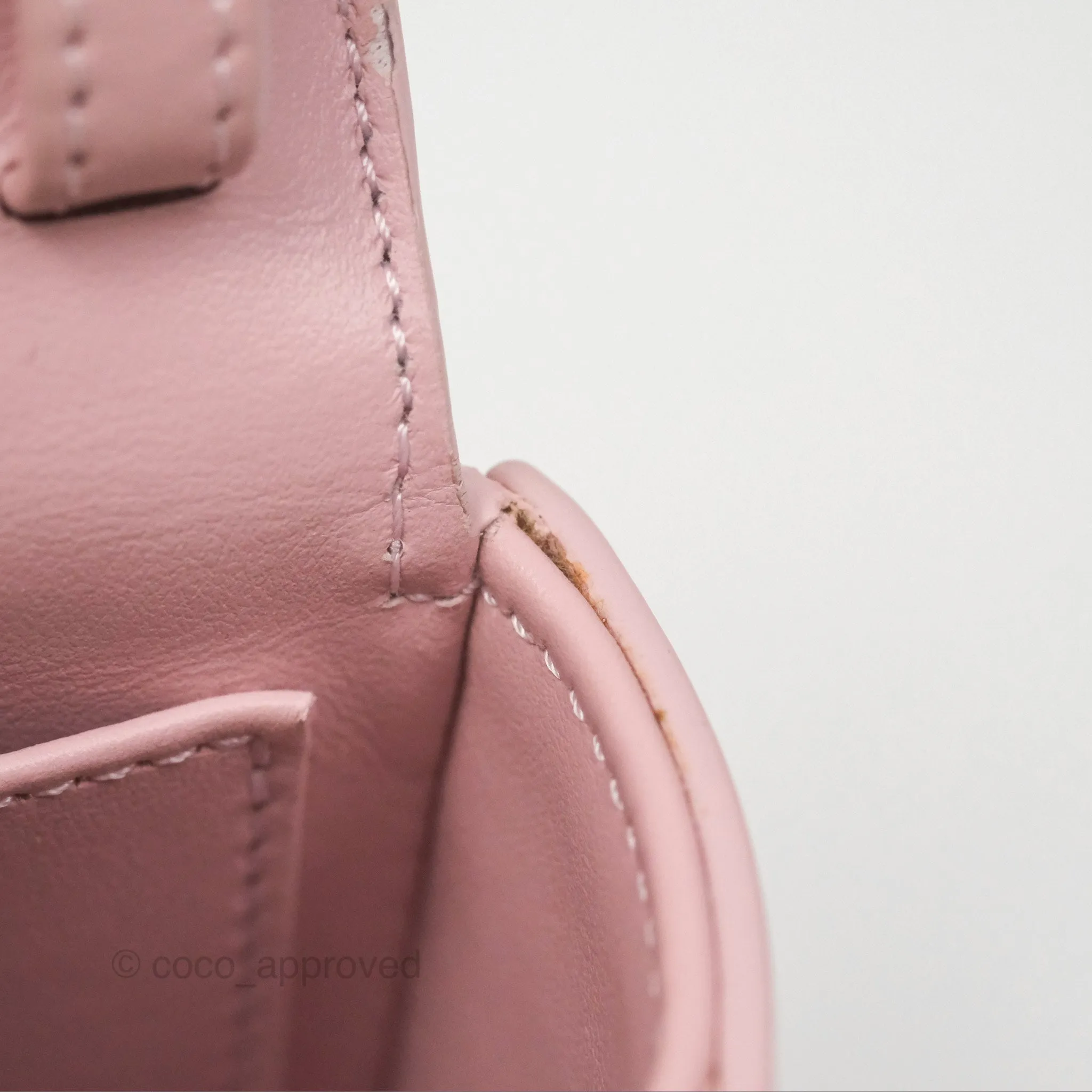 Celine Mini Triomphe Shiny Calfskin Pink