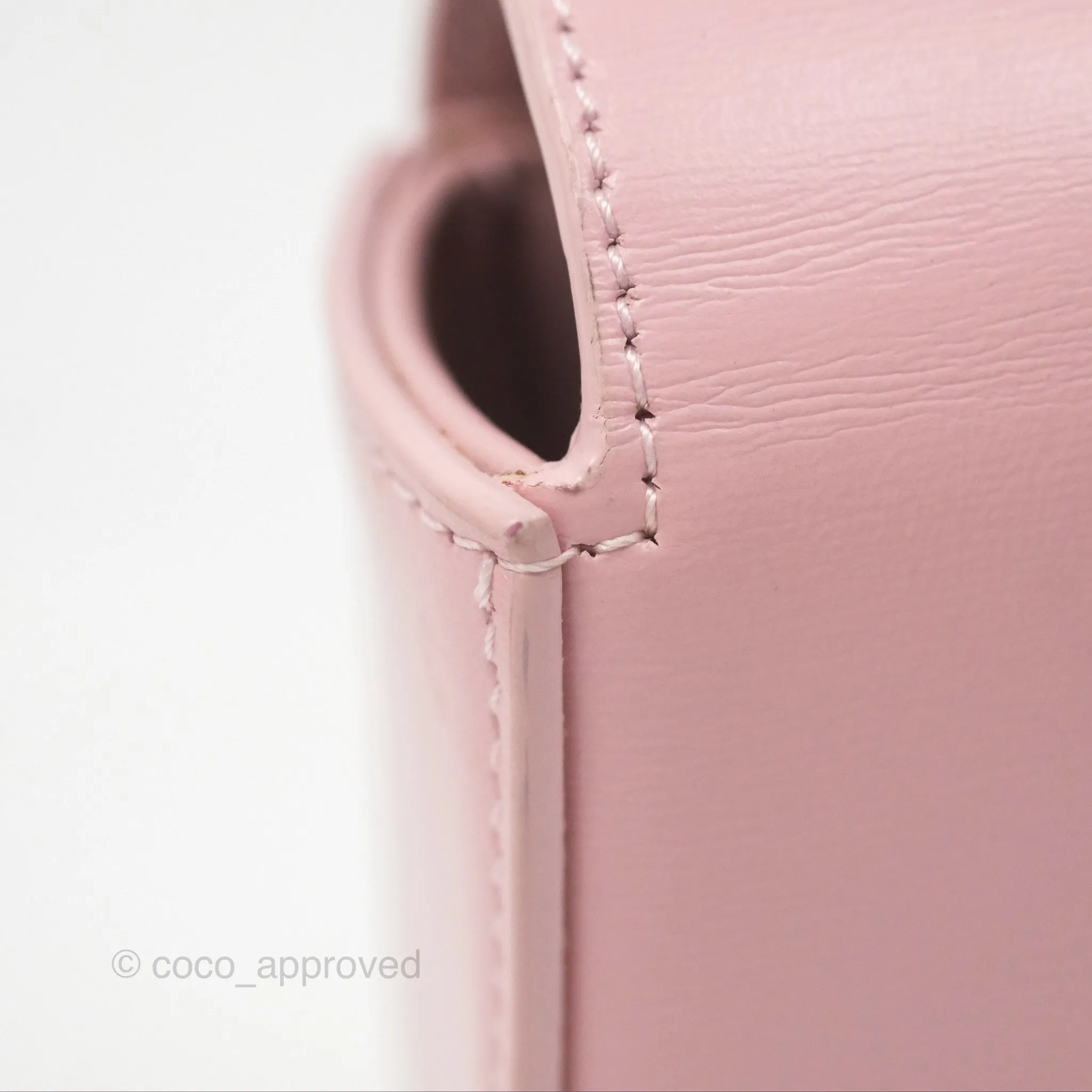 Celine Mini Triomphe Shiny Calfskin Pink