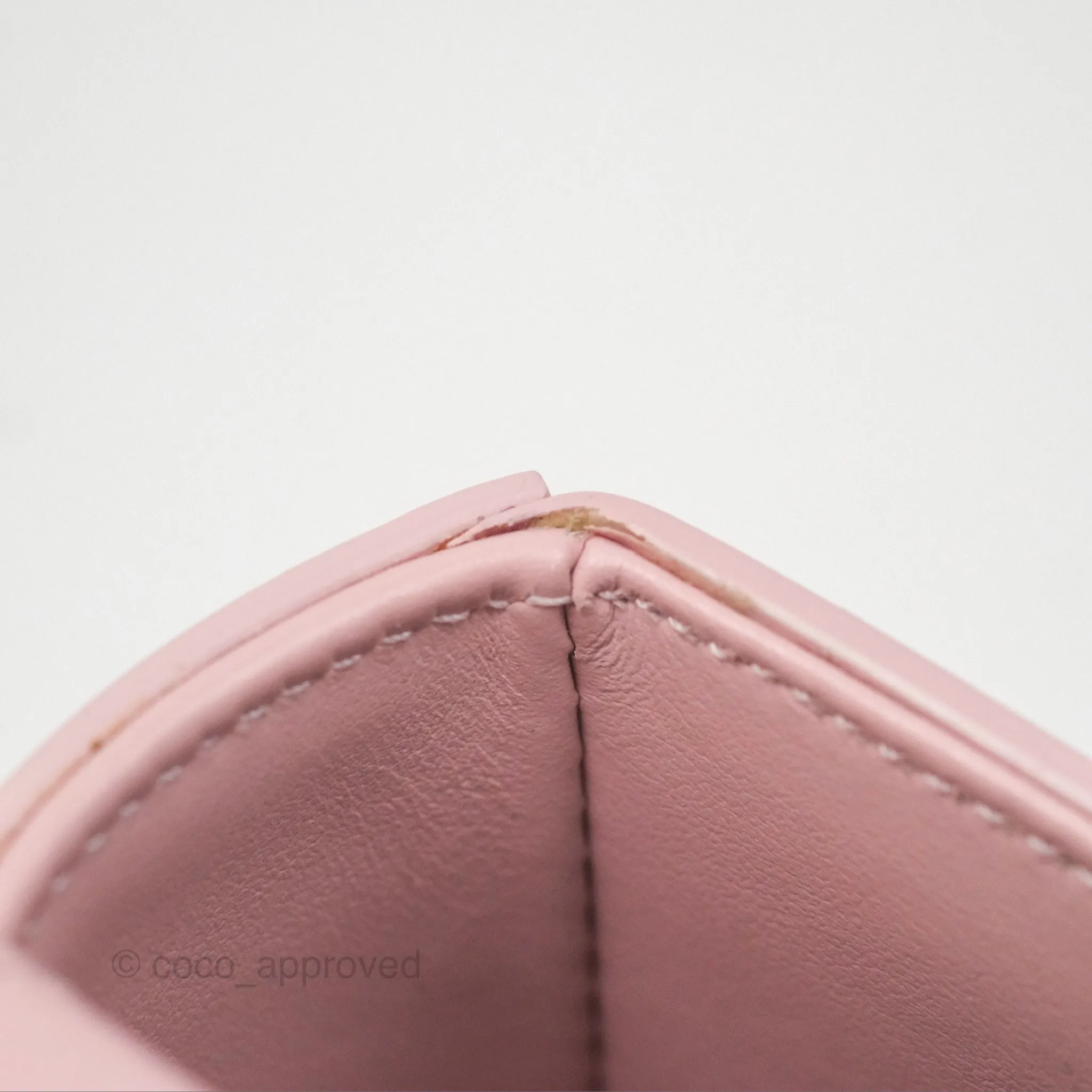 Celine Mini Triomphe Shiny Calfskin Pink