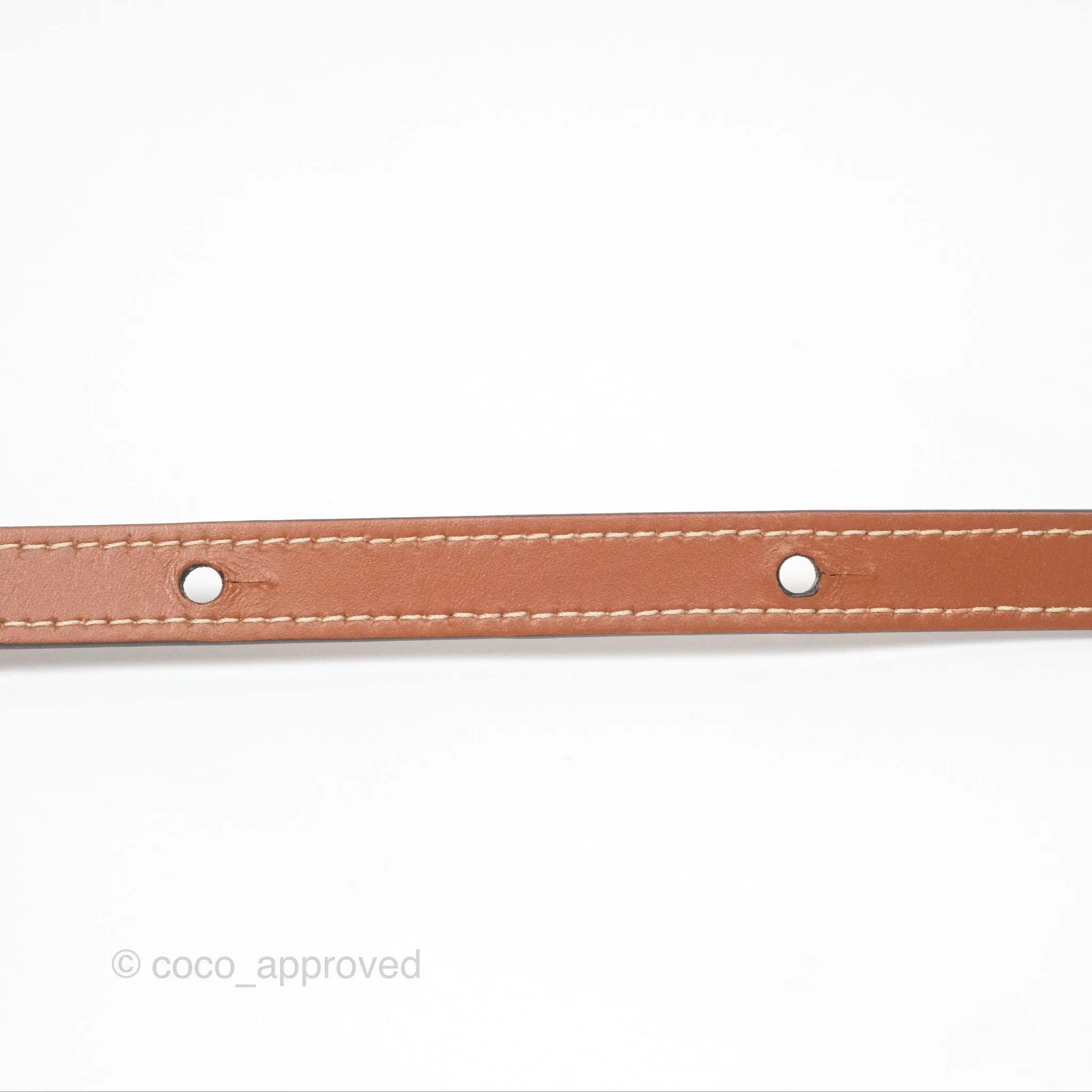 Celine Mini Triomphe Tan Canvas Calfskin