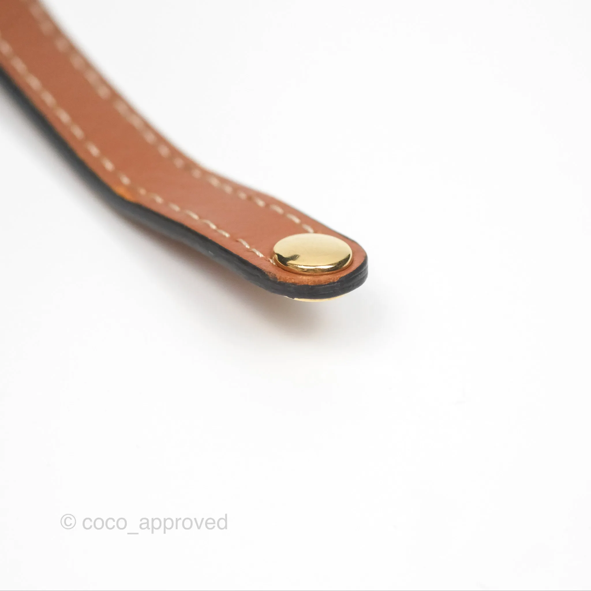 Celine Mini Triomphe Tan Canvas Calfskin