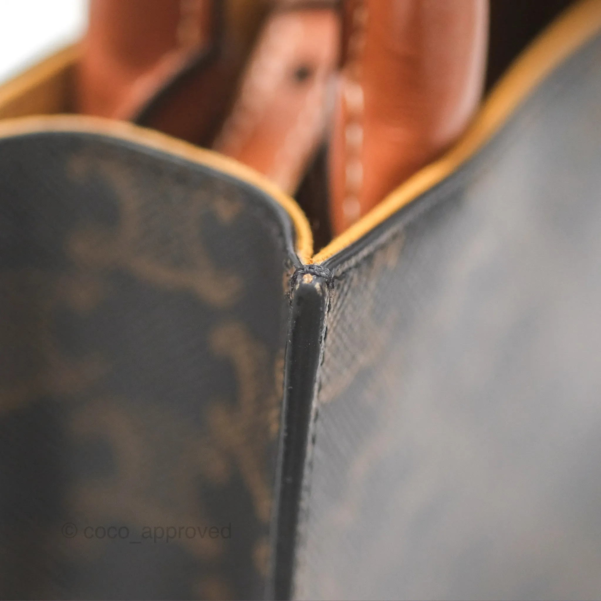 Celine Mini Vertical Cabas Bag Triomphe Canvas Tan