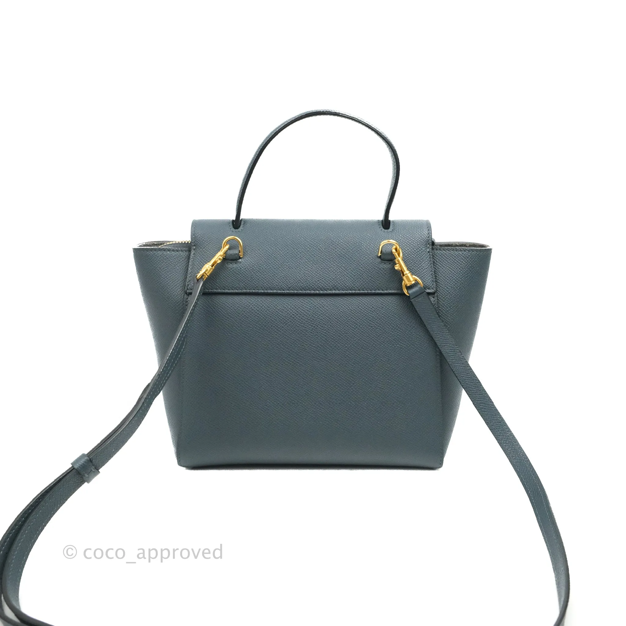 Celine Nano Belt Bag Amazone Grained Calfskin Gold Hardware