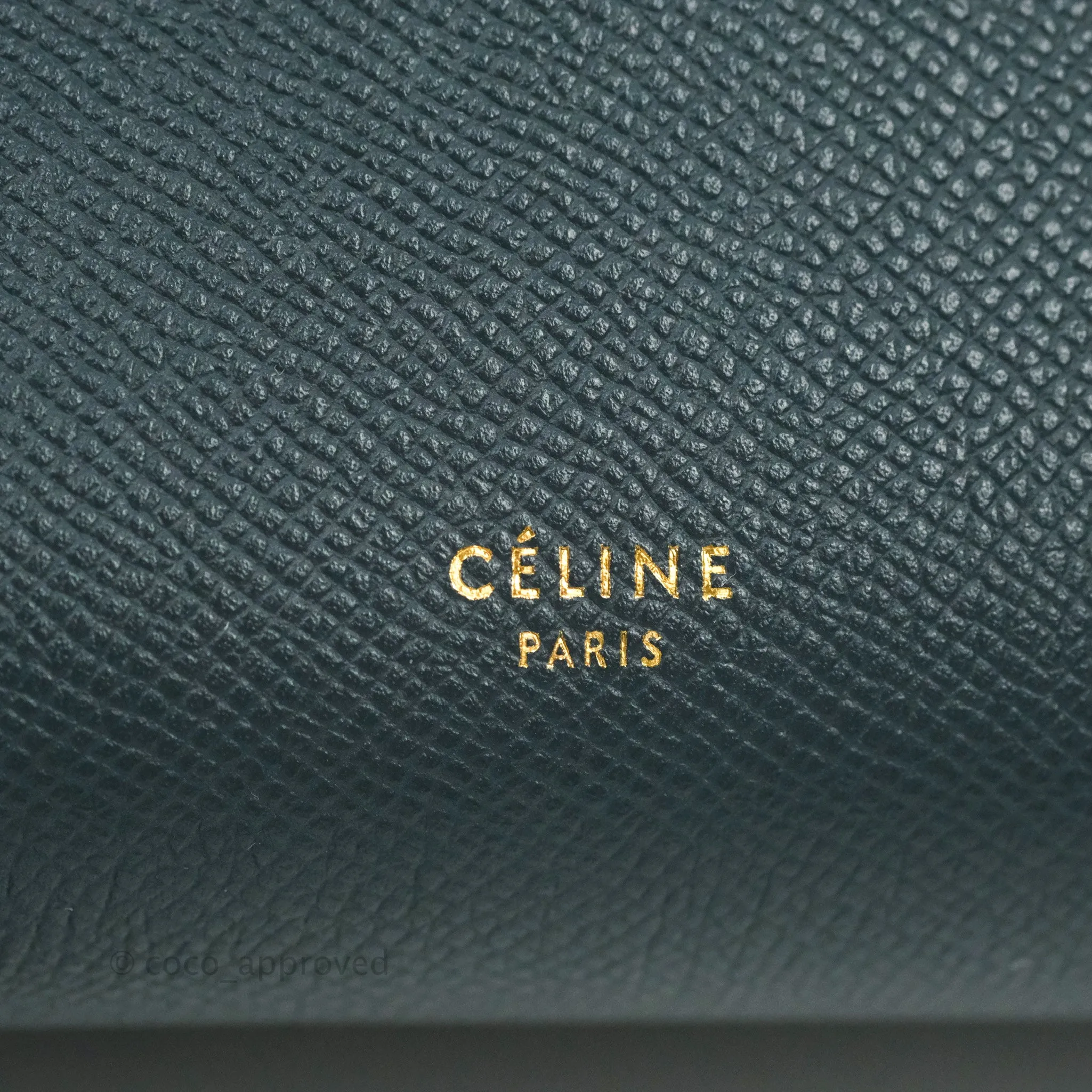 Celine Nano Belt Bag Amazone Grained Calfskin Gold Hardware