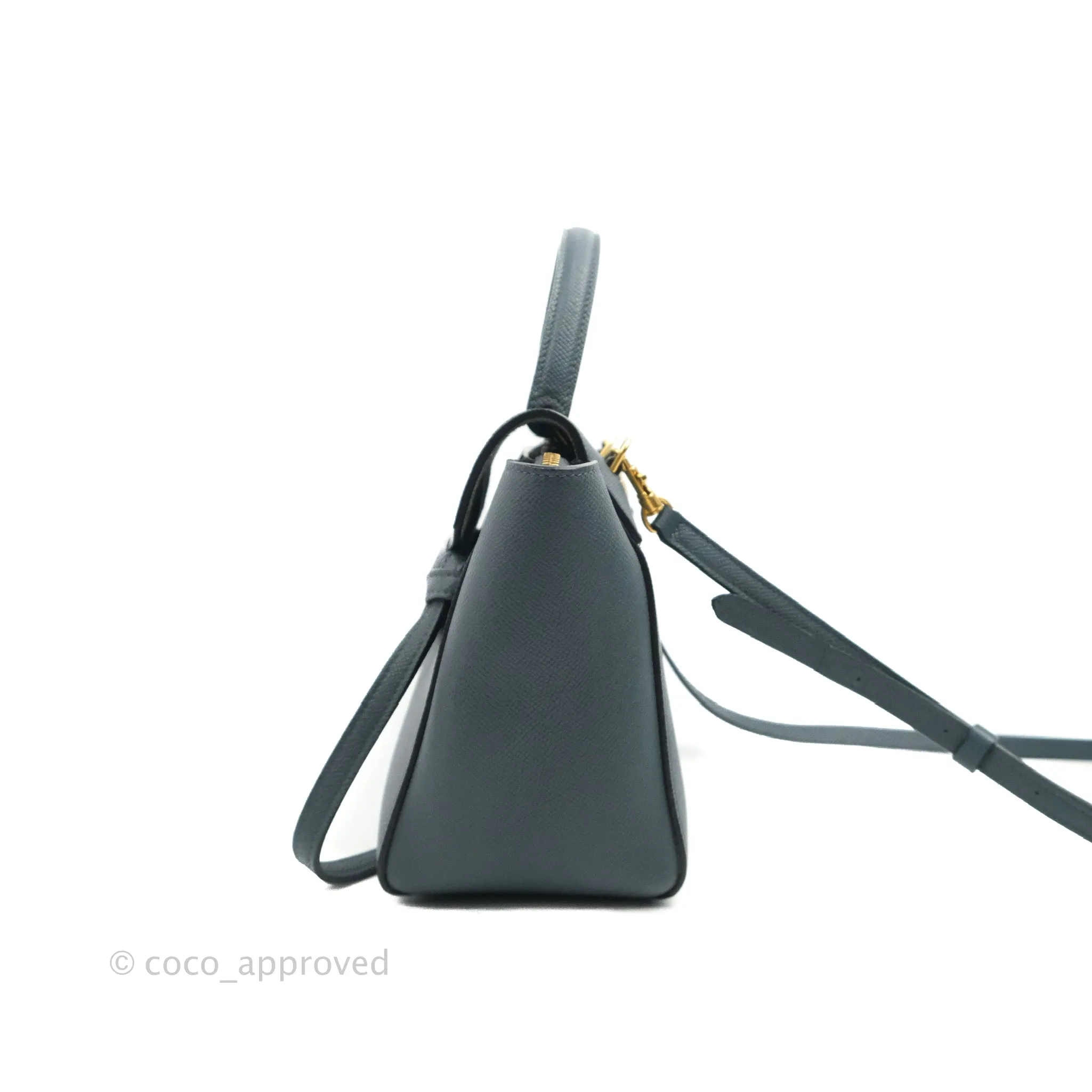 Celine Nano Belt Bag Amazone Grained Calfskin Gold Hardware