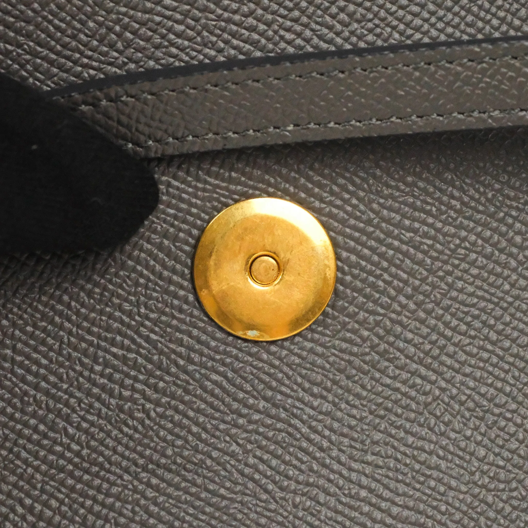 Celine Nano Belt Bag Grey Grained Calfskin Gold Hardware