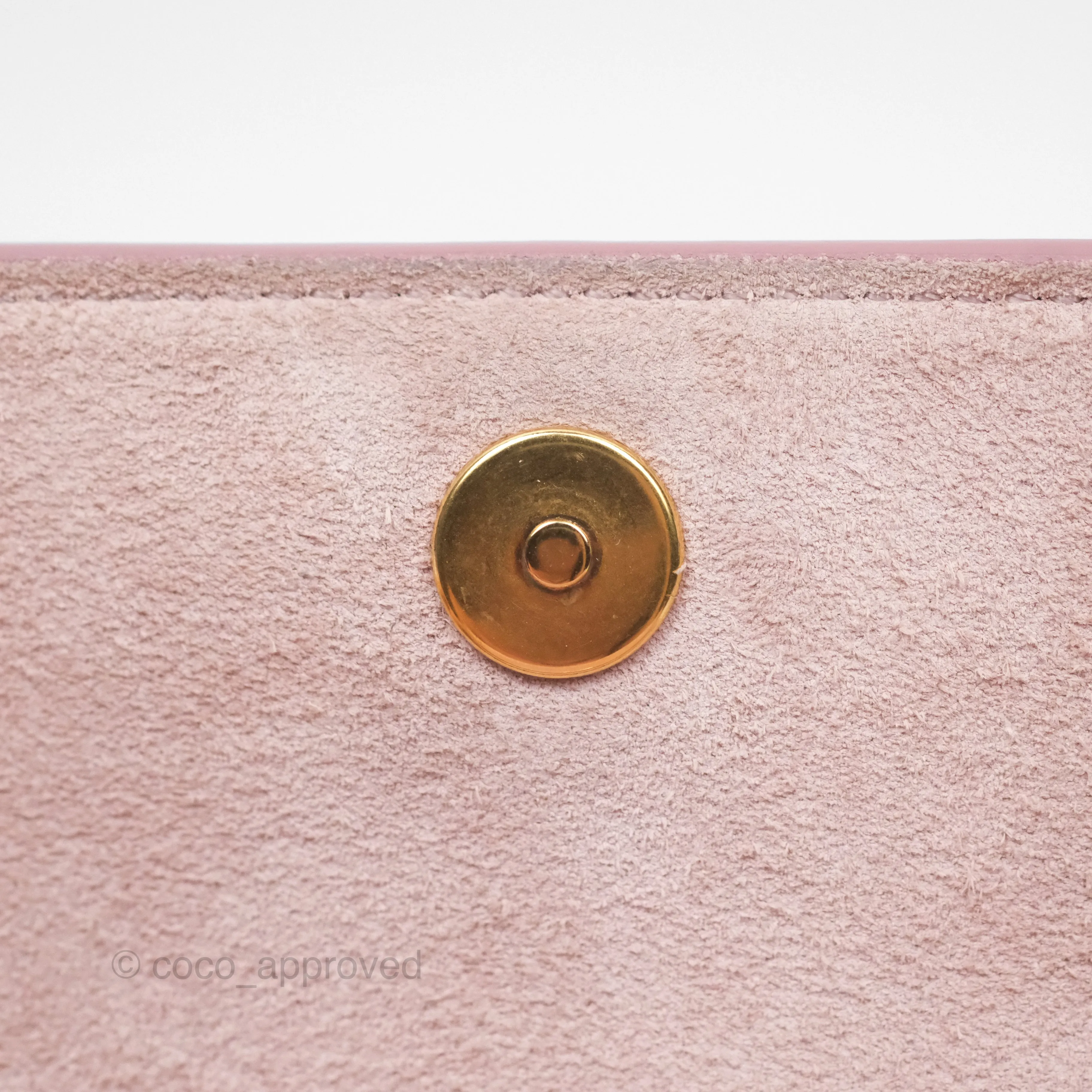 Celine Nano Belt Bag Pink Grained Calfskin Gold Hardware