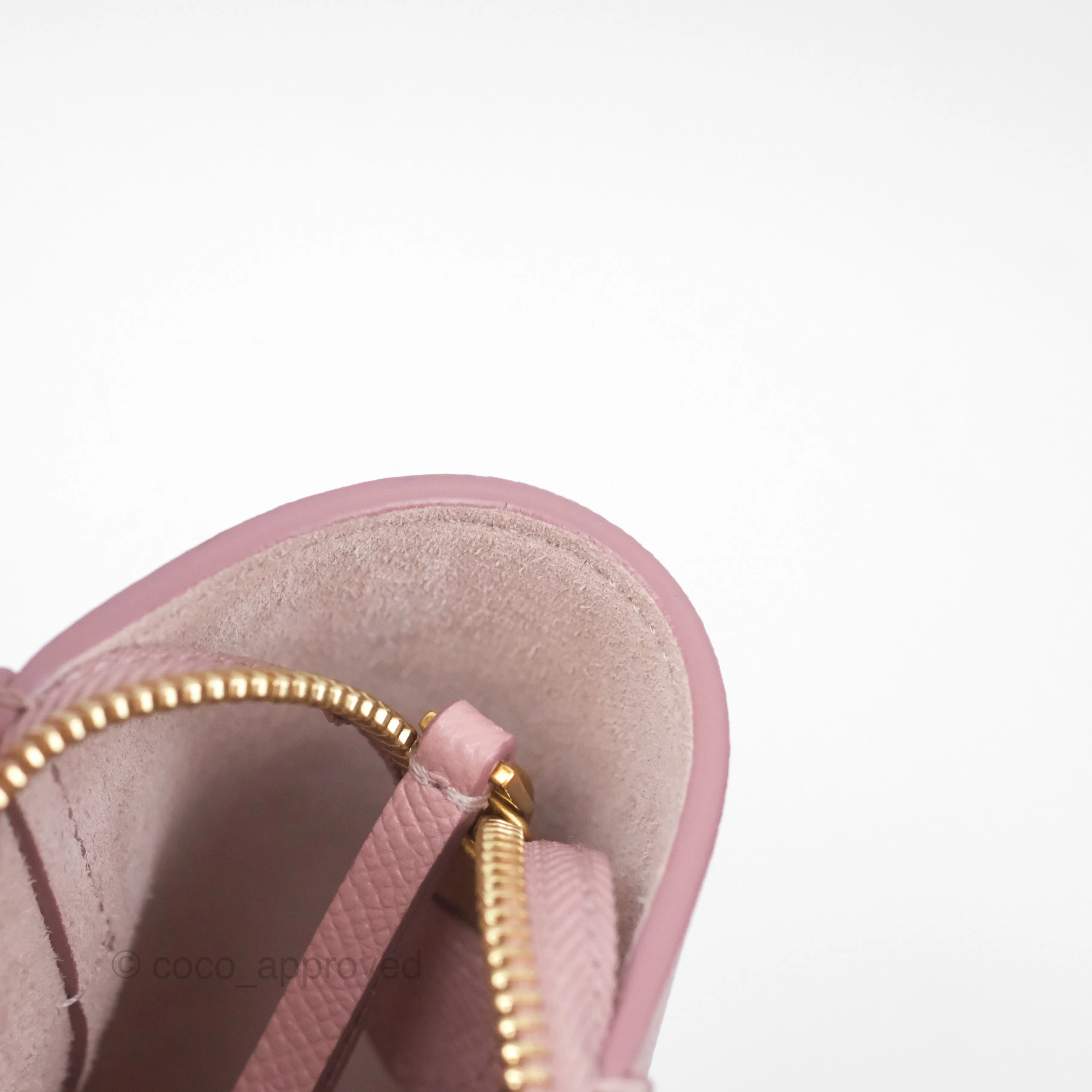 Celine Nano Belt Bag Pink Grained Calfskin Gold Hardware