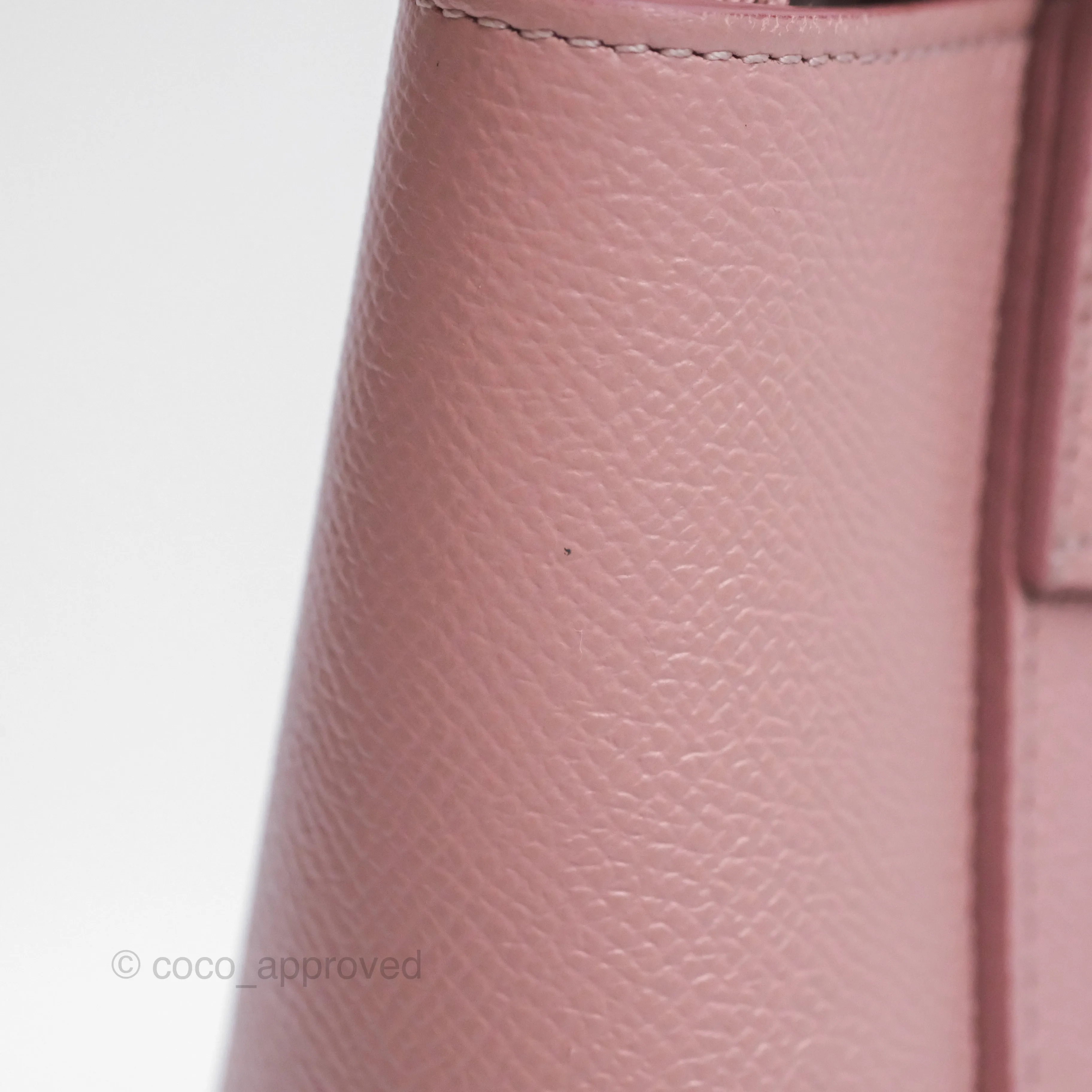 Celine Nano Belt Bag Pink Grained Calfskin Gold Hardware
