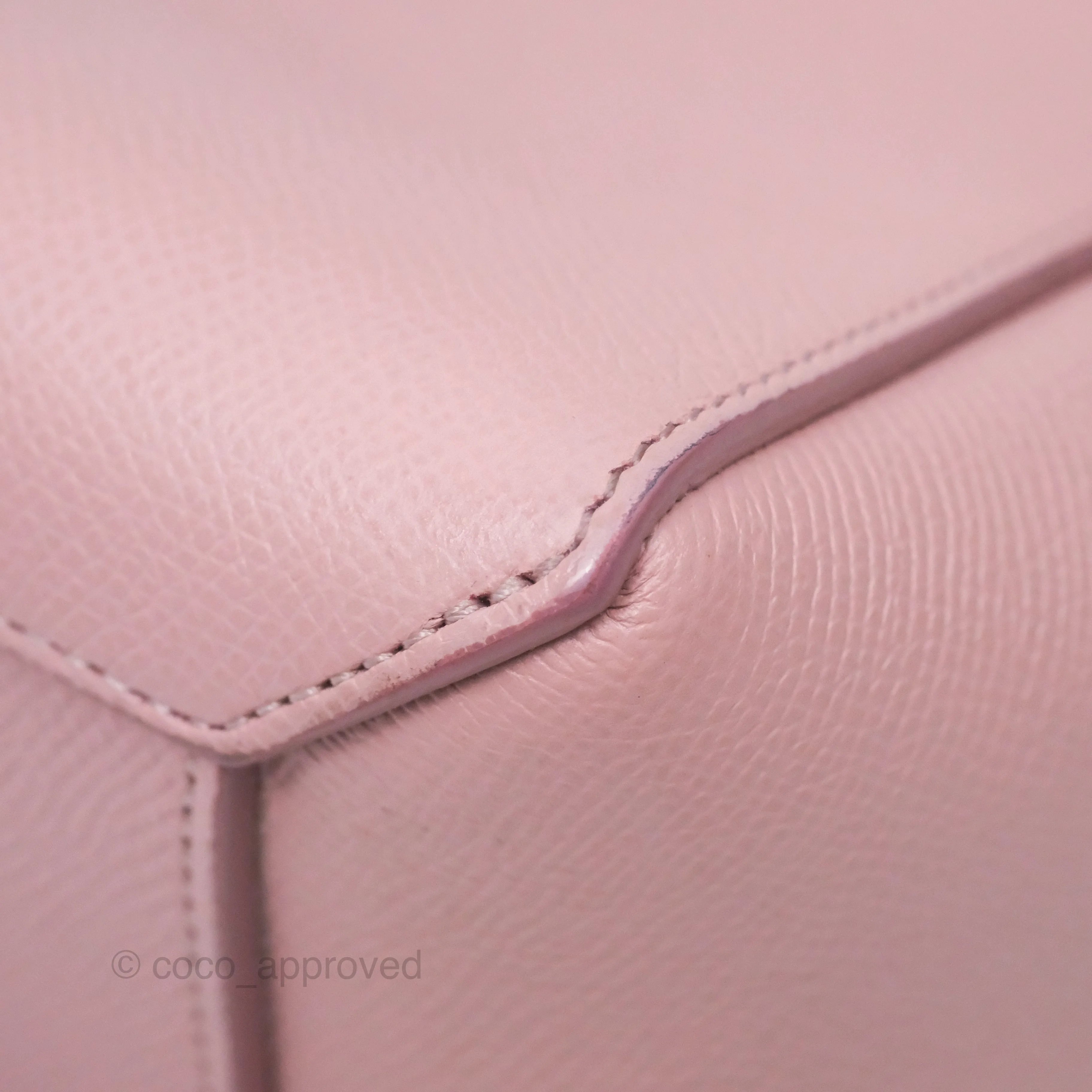 Celine Nano Belt Bag Pink Grained Calfskin Gold Hardware