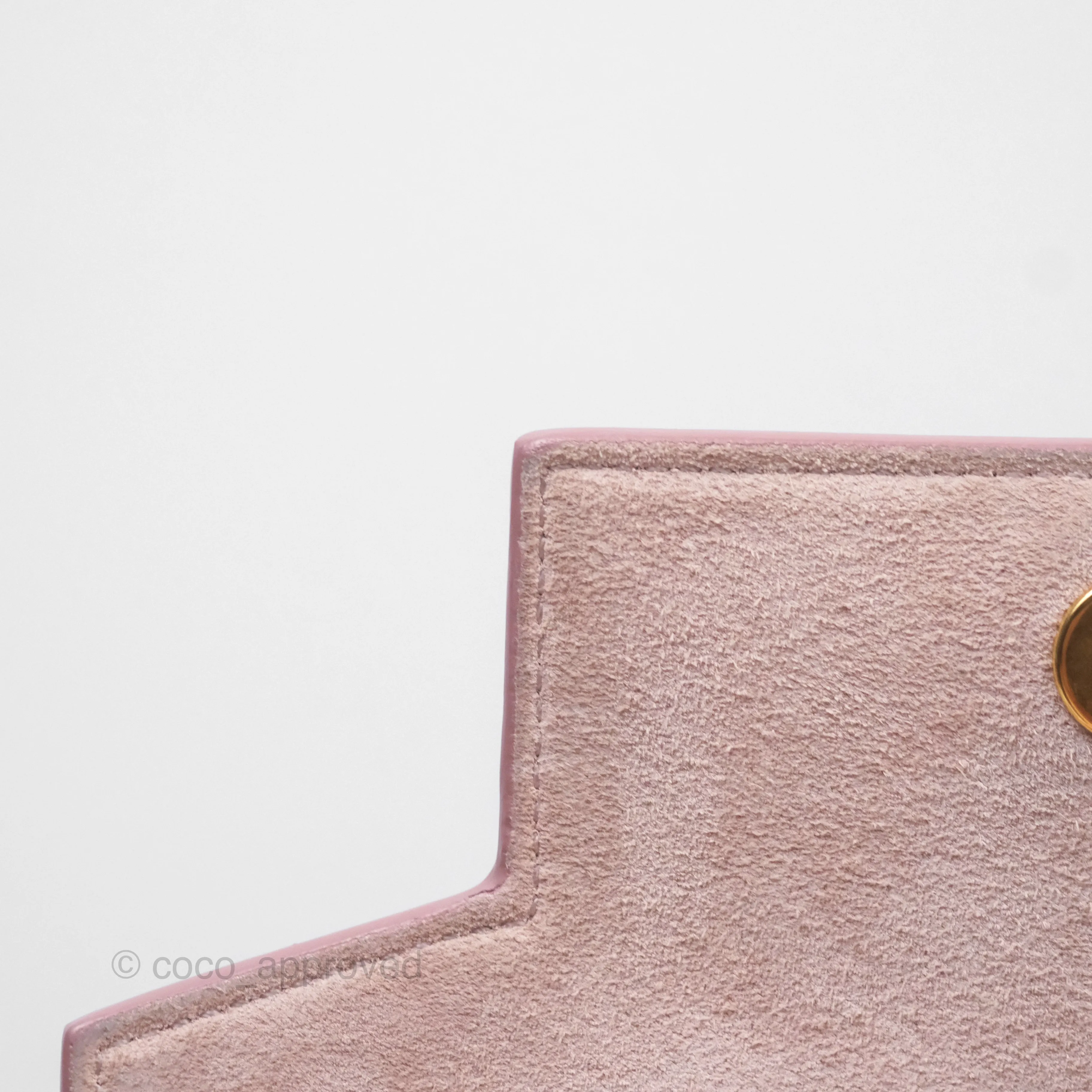 Celine Nano Belt Bag Pink Grained Calfskin Gold Hardware