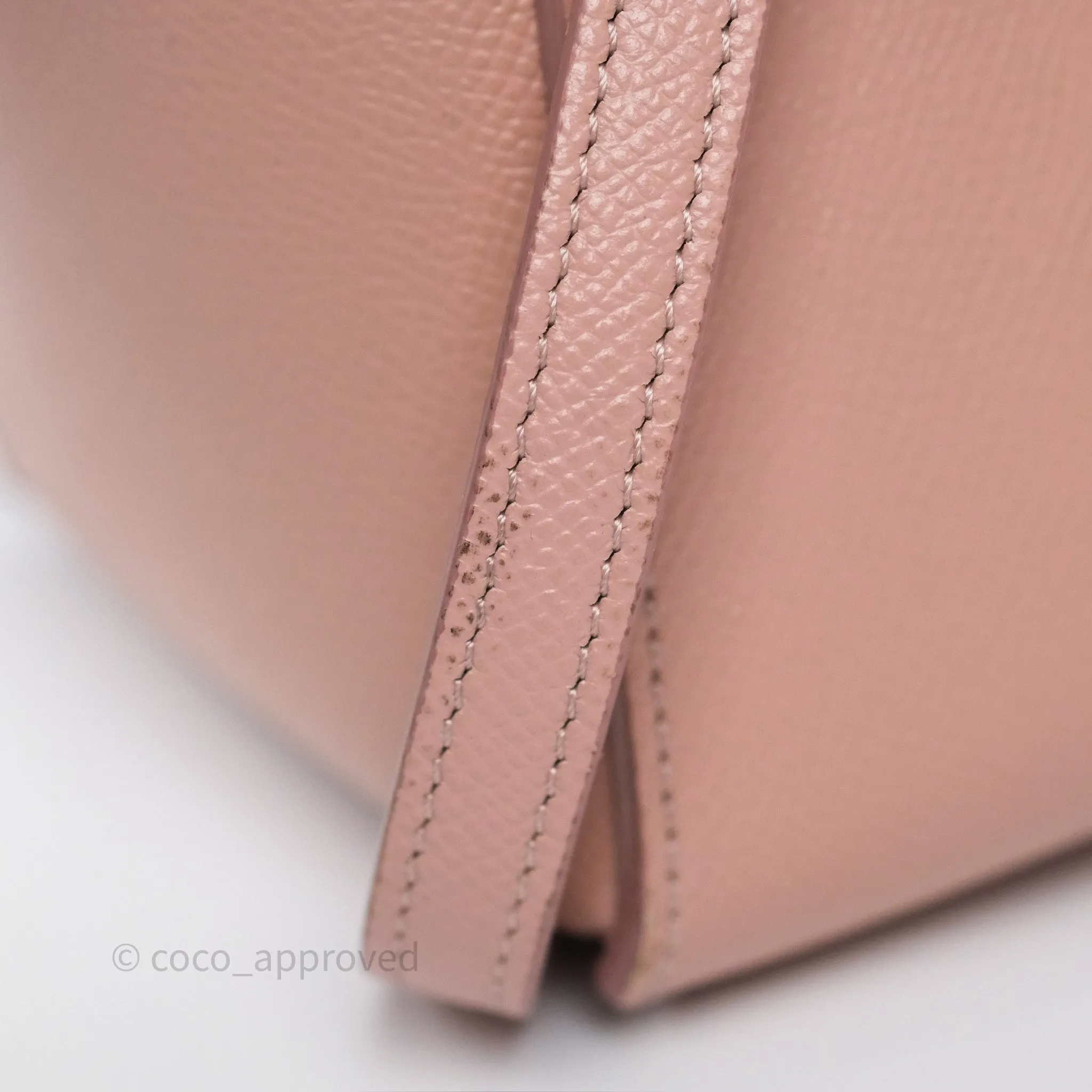 Celine Nano Belt Bag Vintage Pink Grained Calfskin Gold Hardware