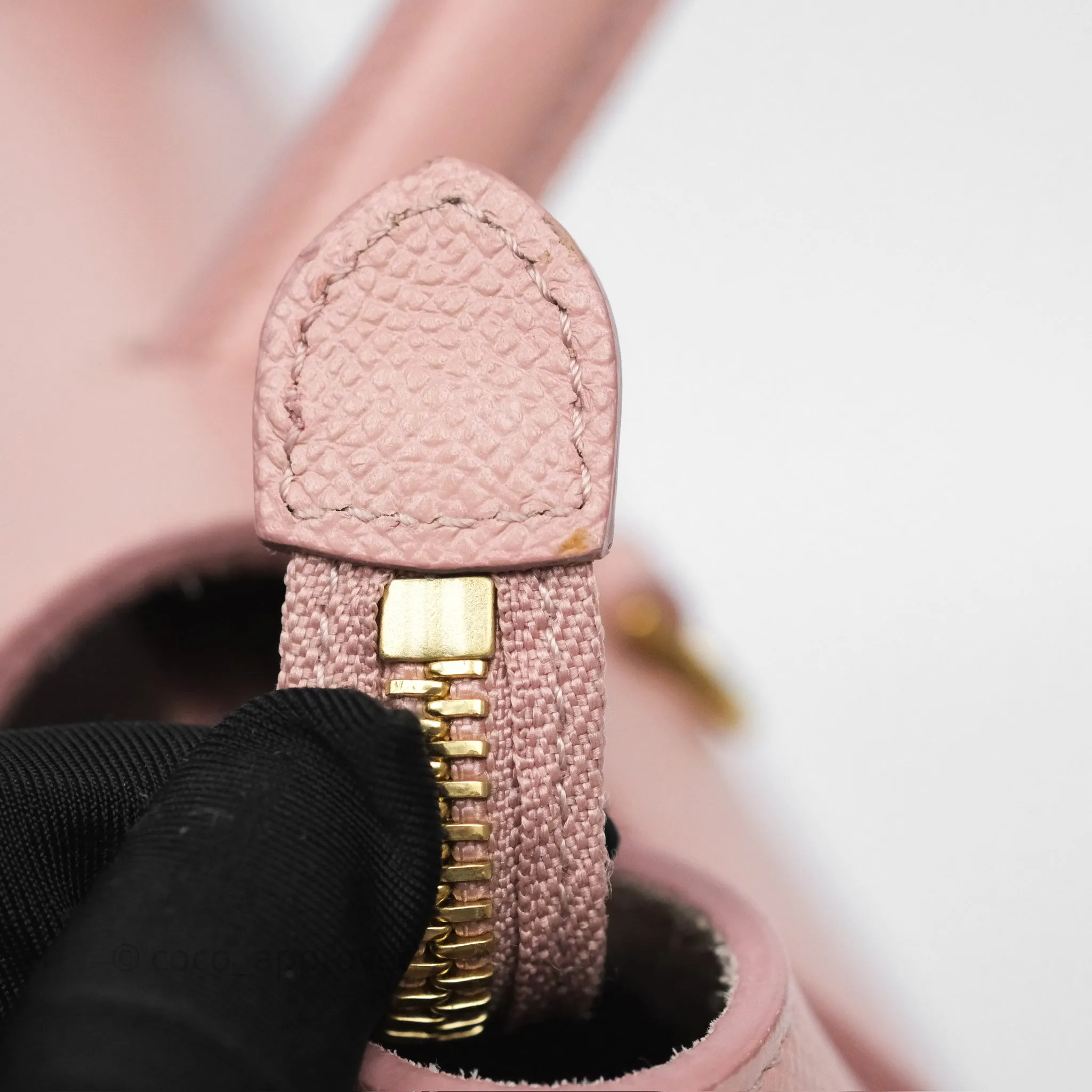 Celine Nano Belt Bag Vintage Pink Grained Calfskin Gold Hardware
