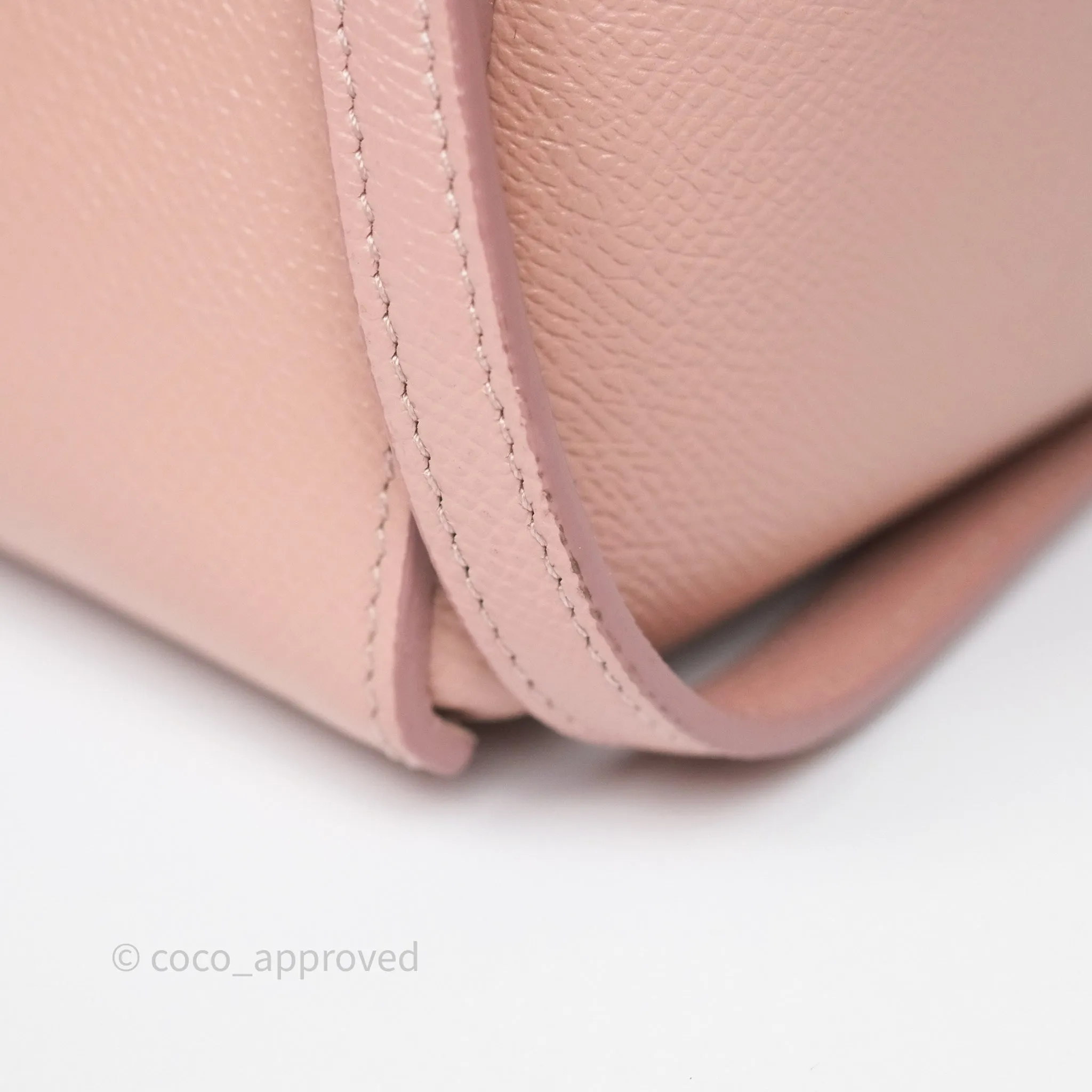 Celine Nano Belt Bag Vintage Pink Grained Calfskin Gold Hardware