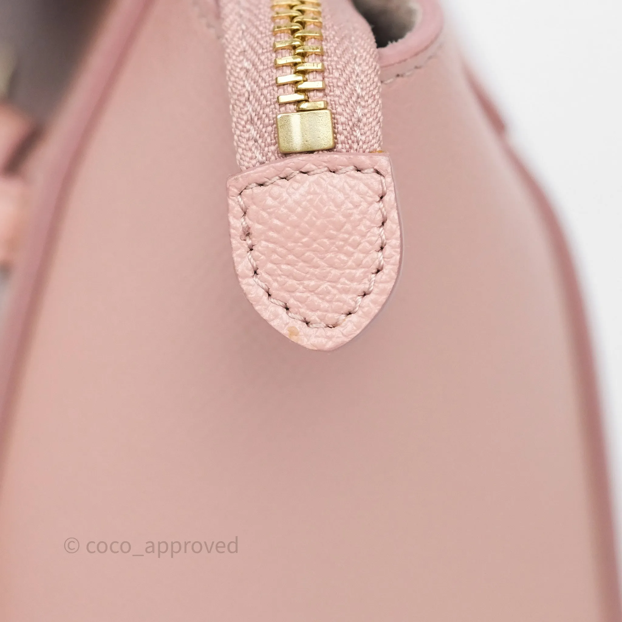 Celine Nano Belt Bag Vintage Pink Grained Calfskin Gold Hardware