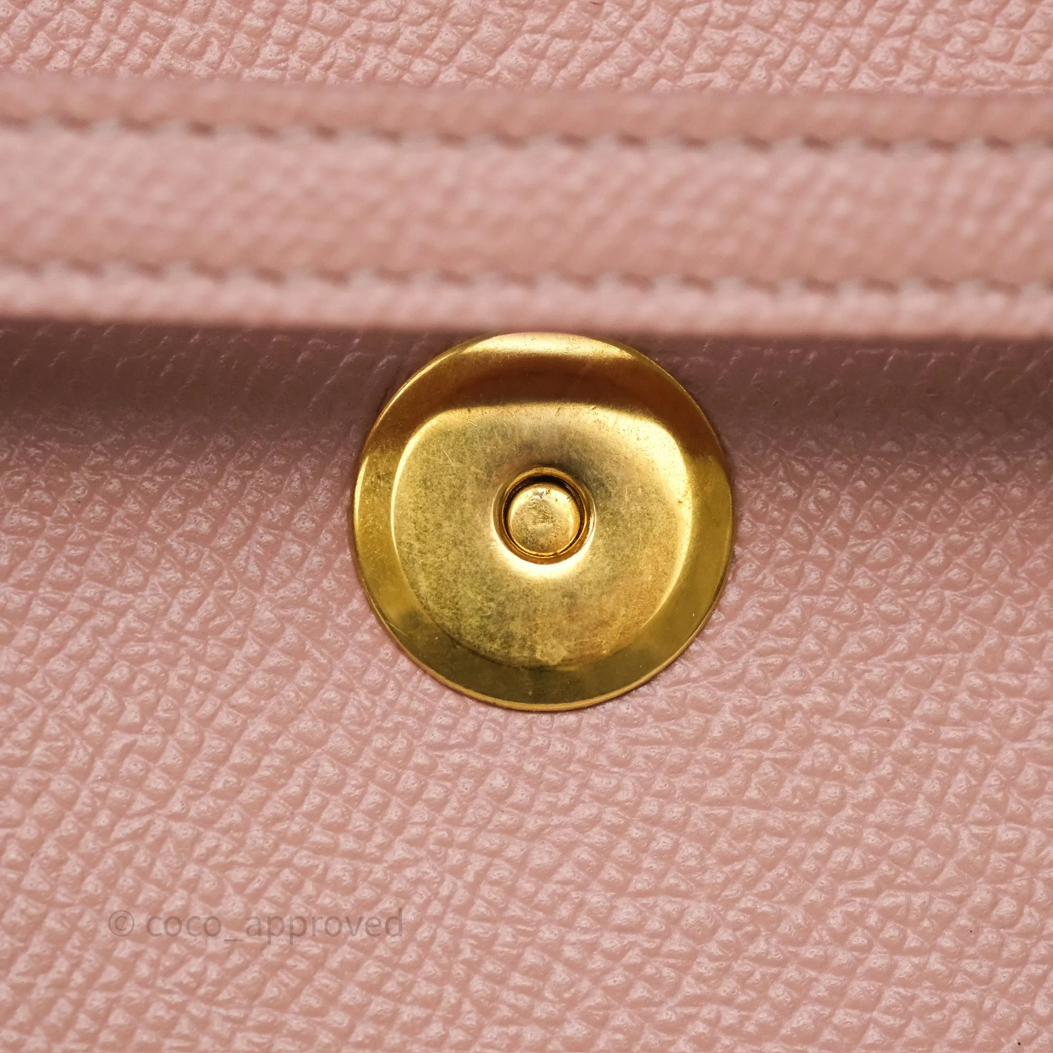 Celine Nano Belt Bag Vintage Pink Grained Calfskin Gold Hardware