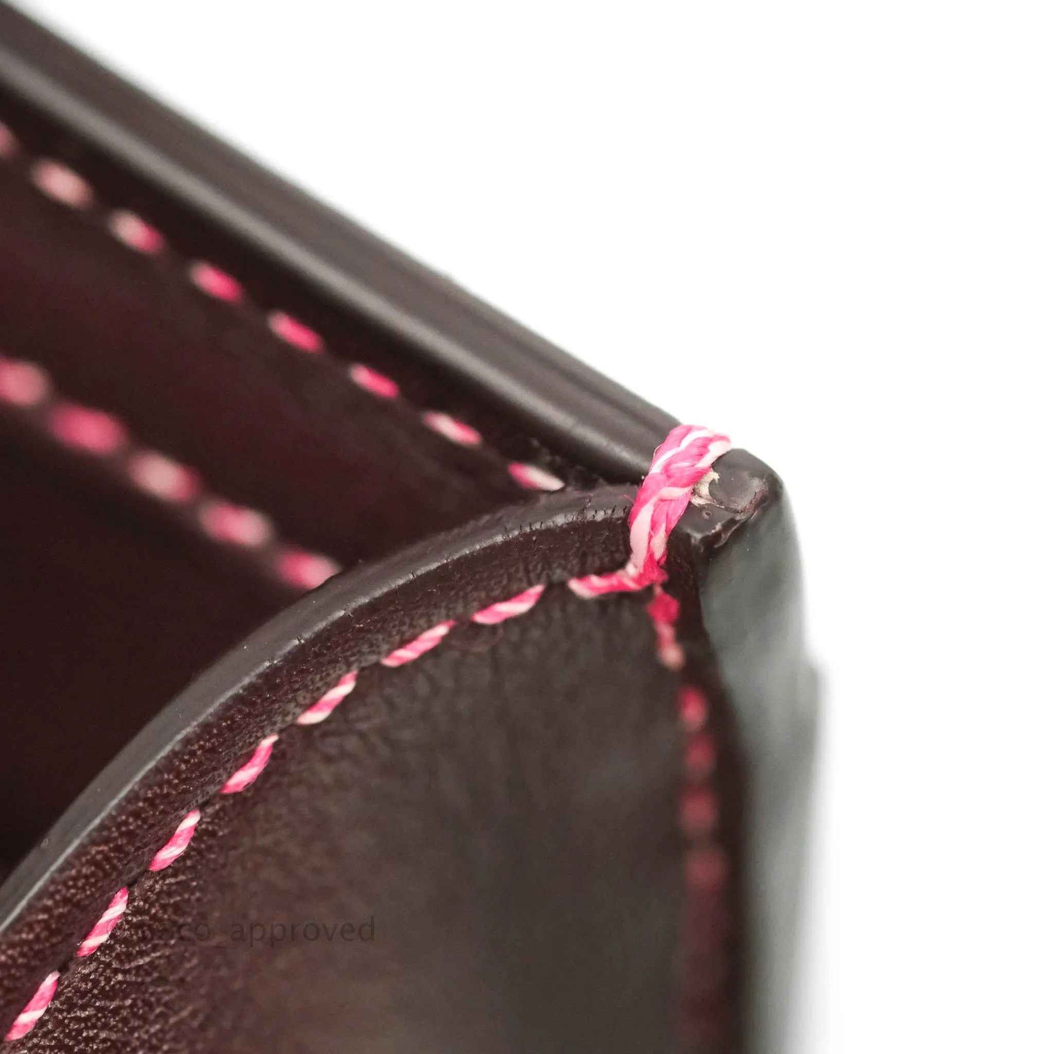 Celine Nano Luggage Bag Burgundy Gold Hardware