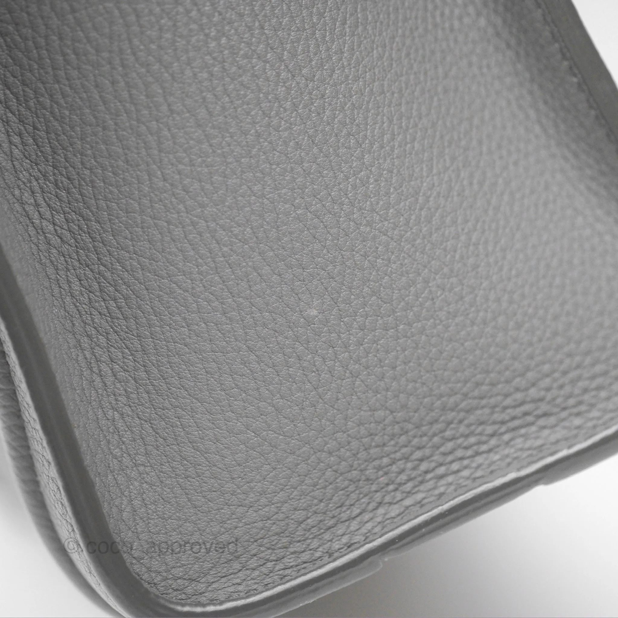 Celine Nano Luggage Bag Grey Drummed Calfskin