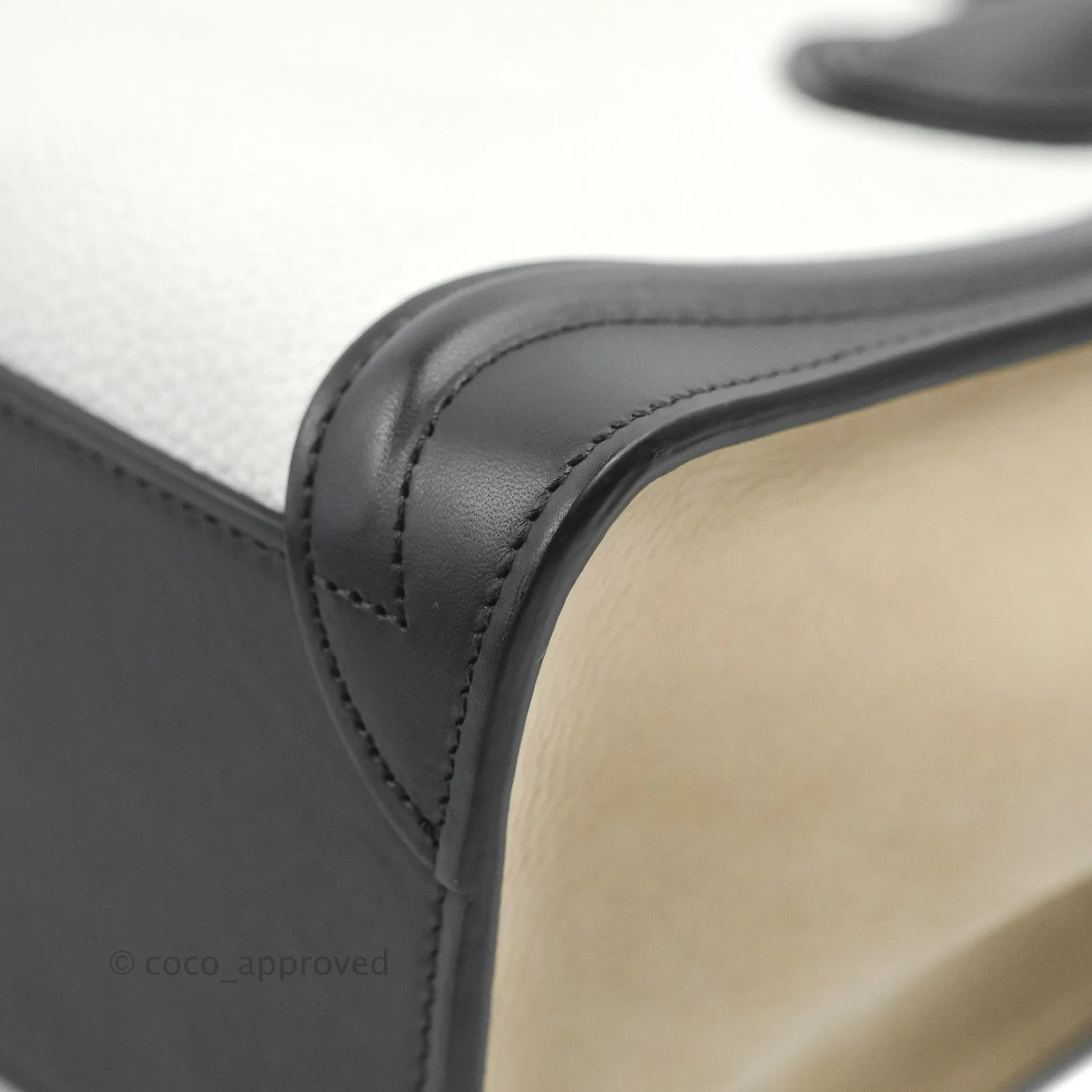 Celine Nano Luggage Bag Tricolour Dune/White/Black Grained Calfskin