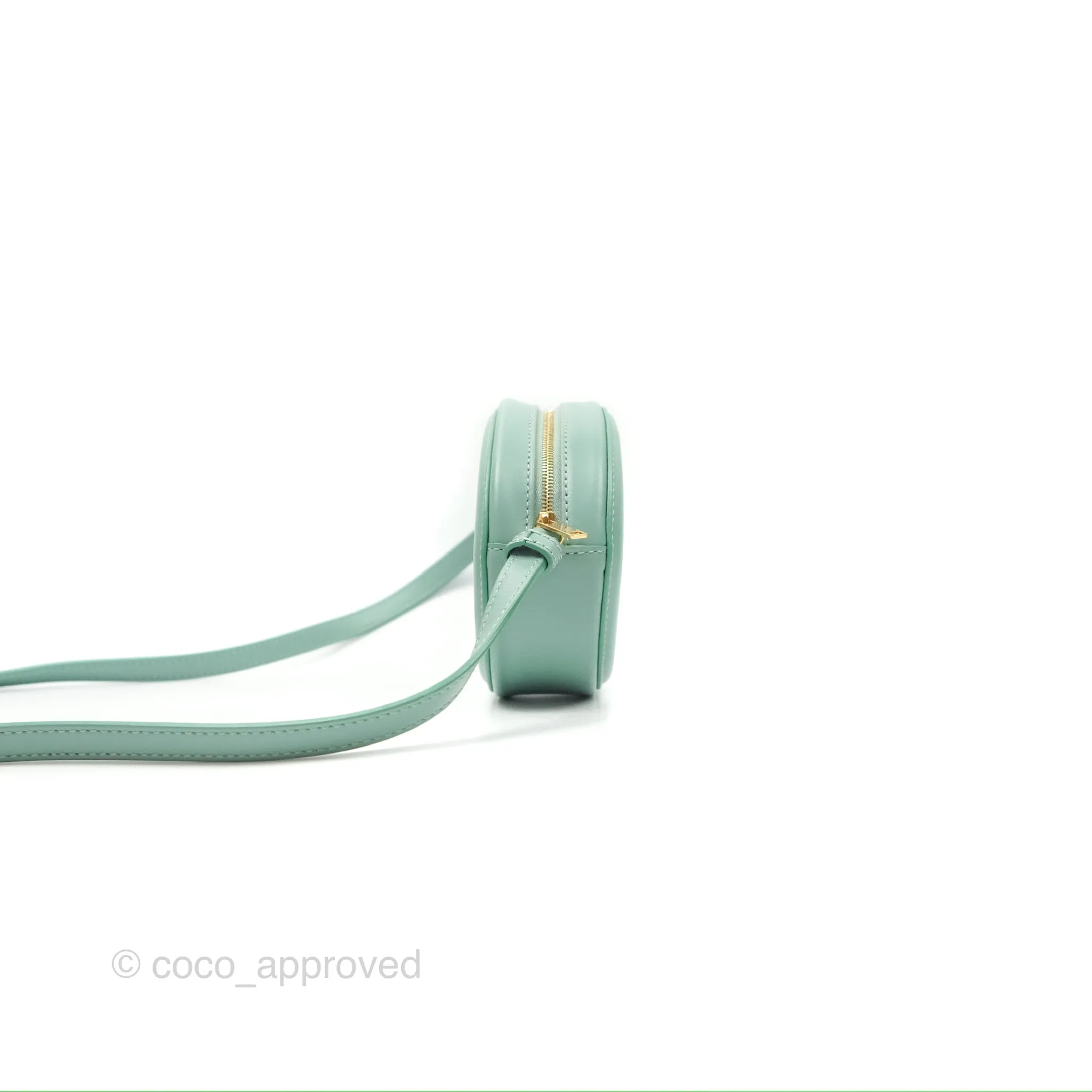 Celine Oval Bag Cuir Triomphe Ice Mint Calfskin