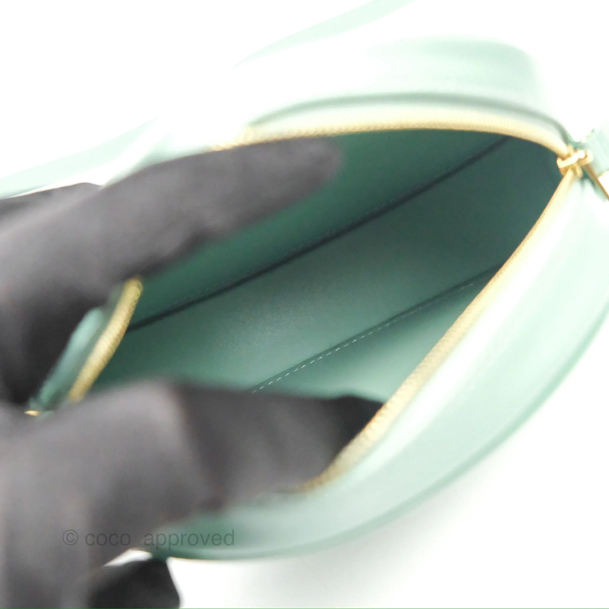 Celine Oval Bag Cuir Triomphe Ice Mint Calfskin