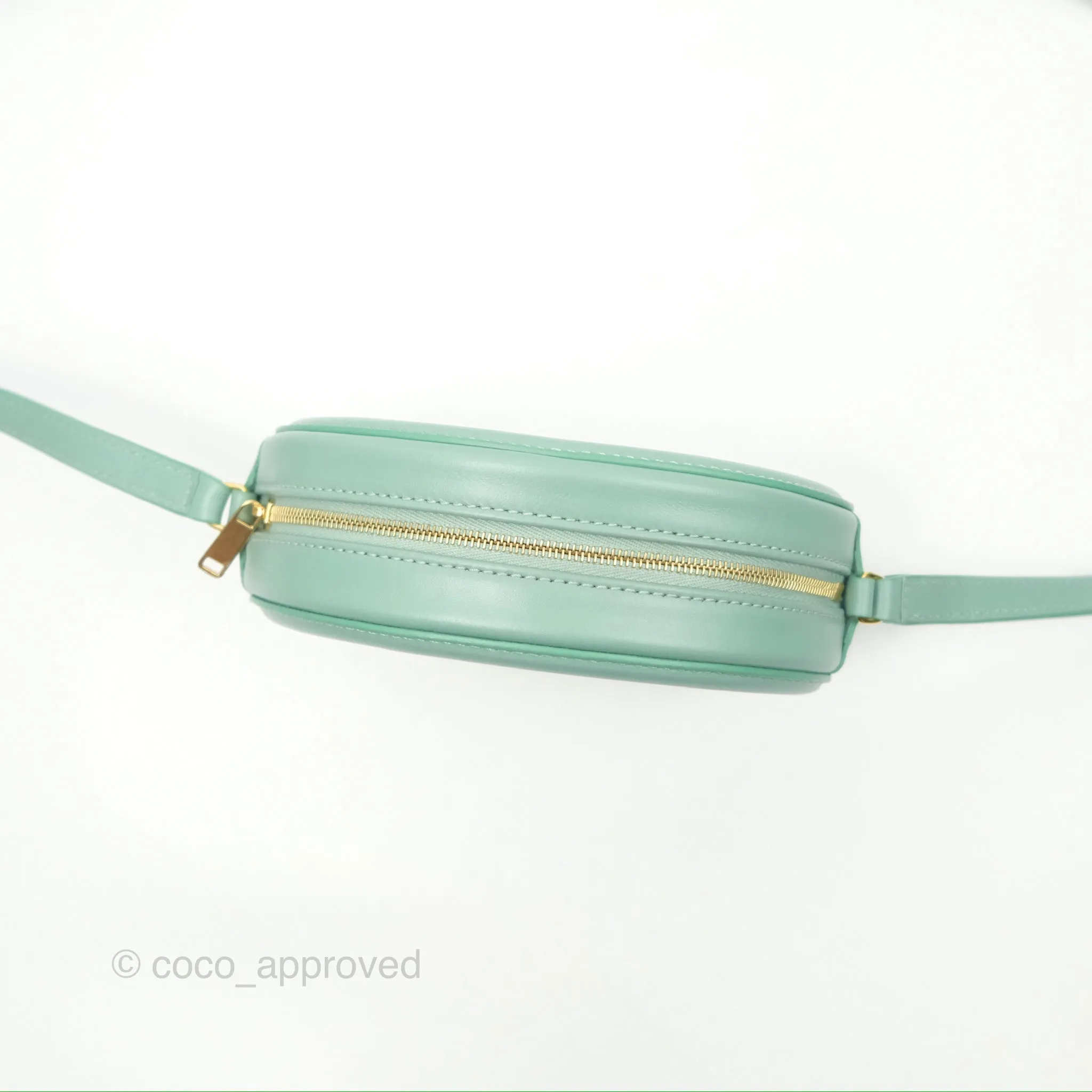 Celine Oval Bag Cuir Triomphe Ice Mint Calfskin