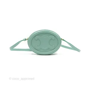 Celine Oval Bag Cuir Triomphe Ice Mint Calfskin