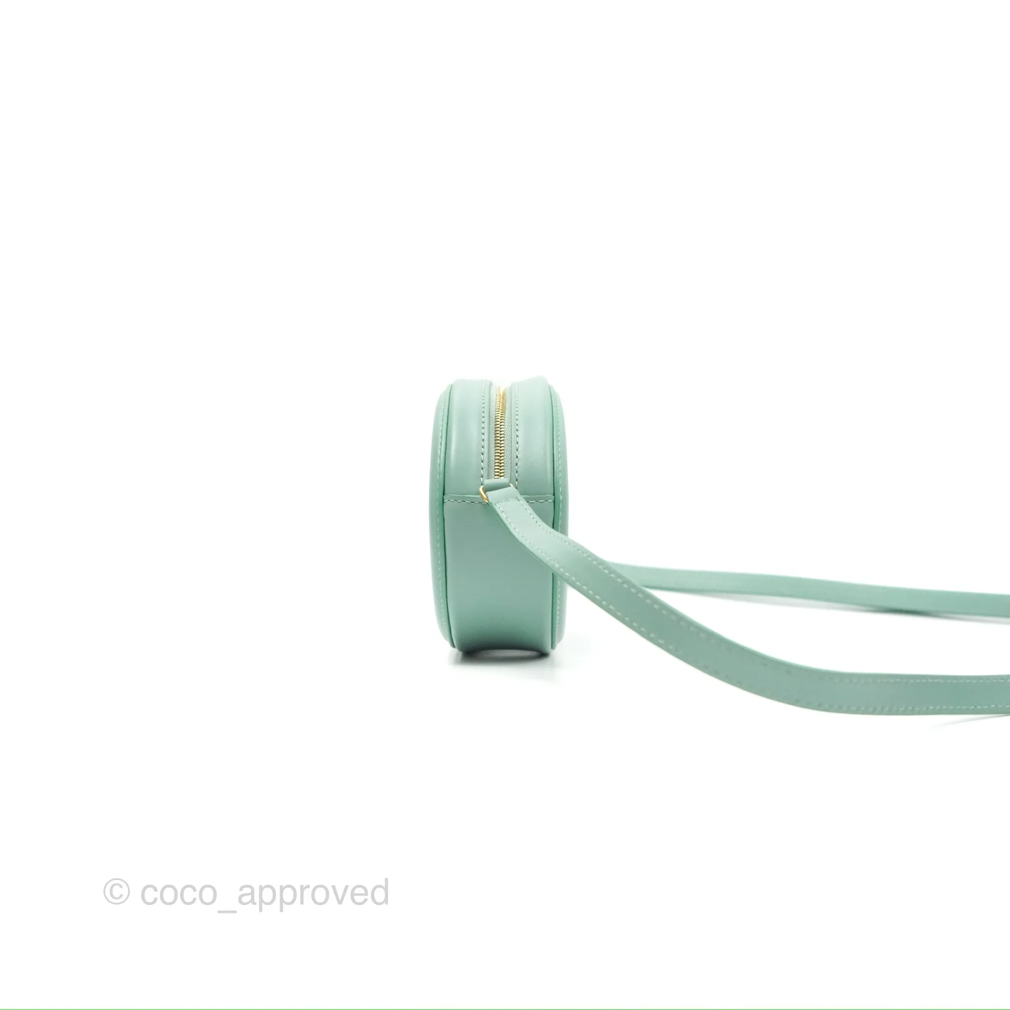 Celine Oval Bag Cuir Triomphe Ice Mint Calfskin