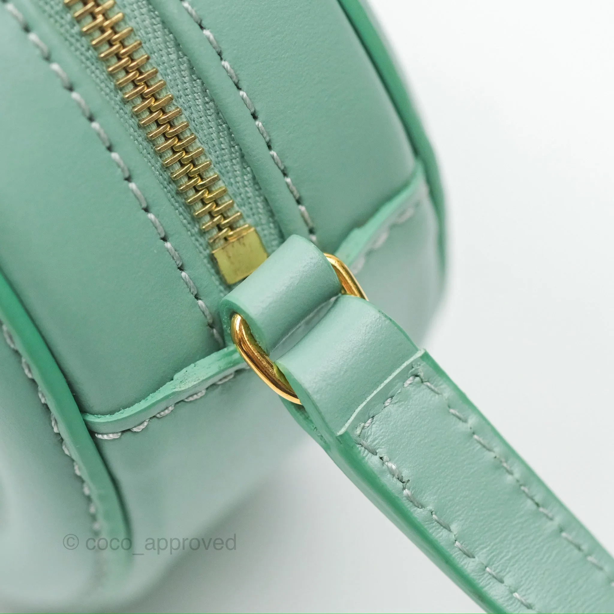 Celine Oval Bag Cuir Triomphe Ice Mint Calfskin