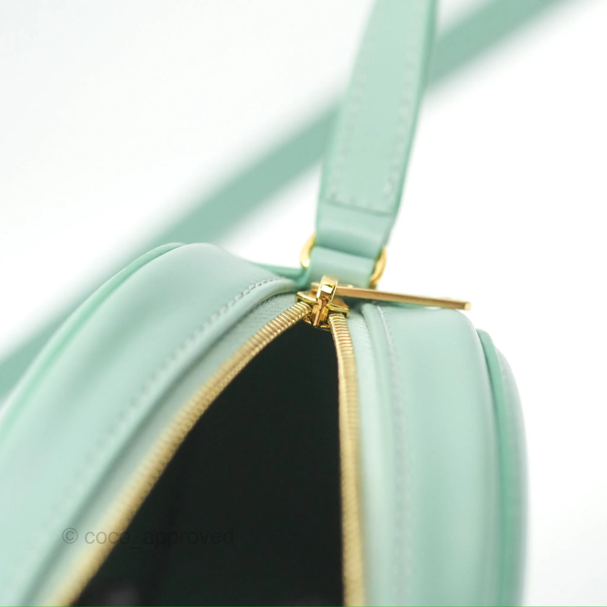 Celine Oval Bag Cuir Triomphe Ice Mint Calfskin