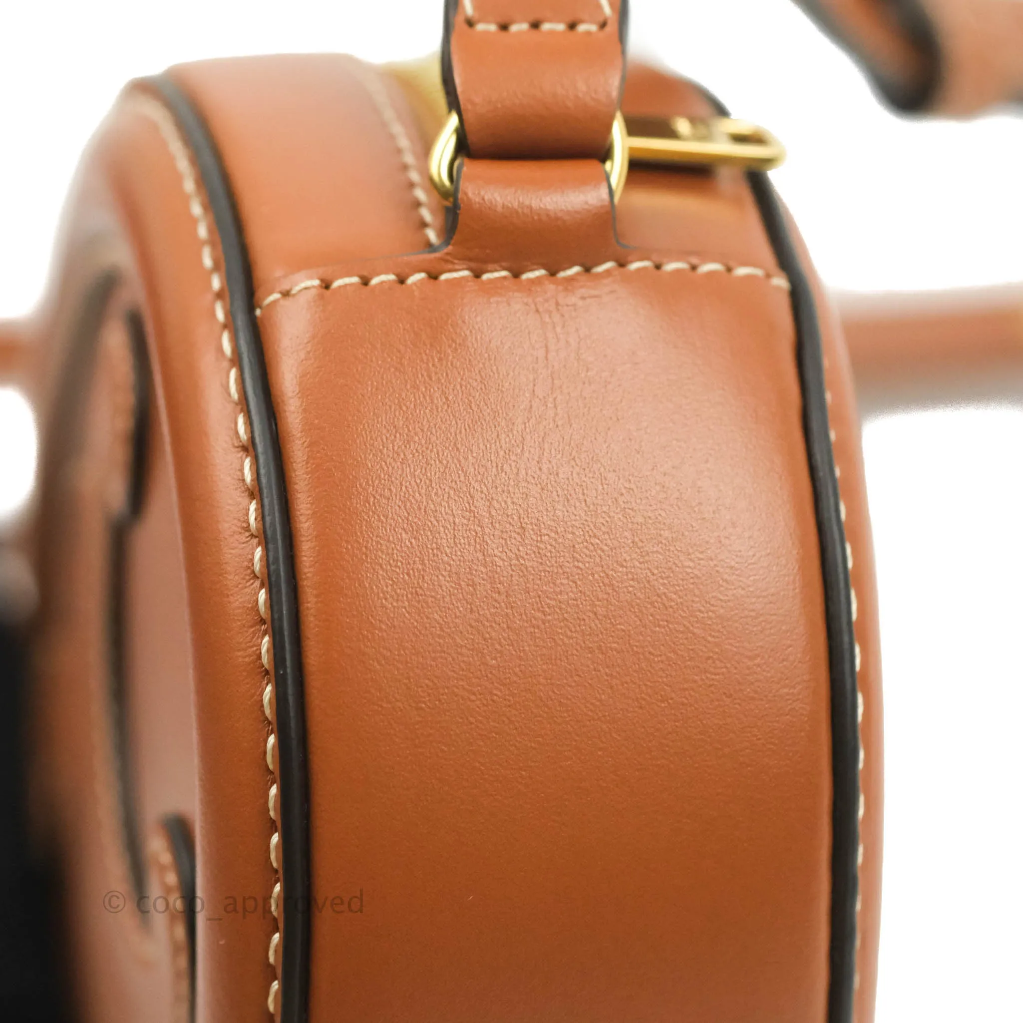 Celine Oval Bag Cuir Triophe Brown Calfskin