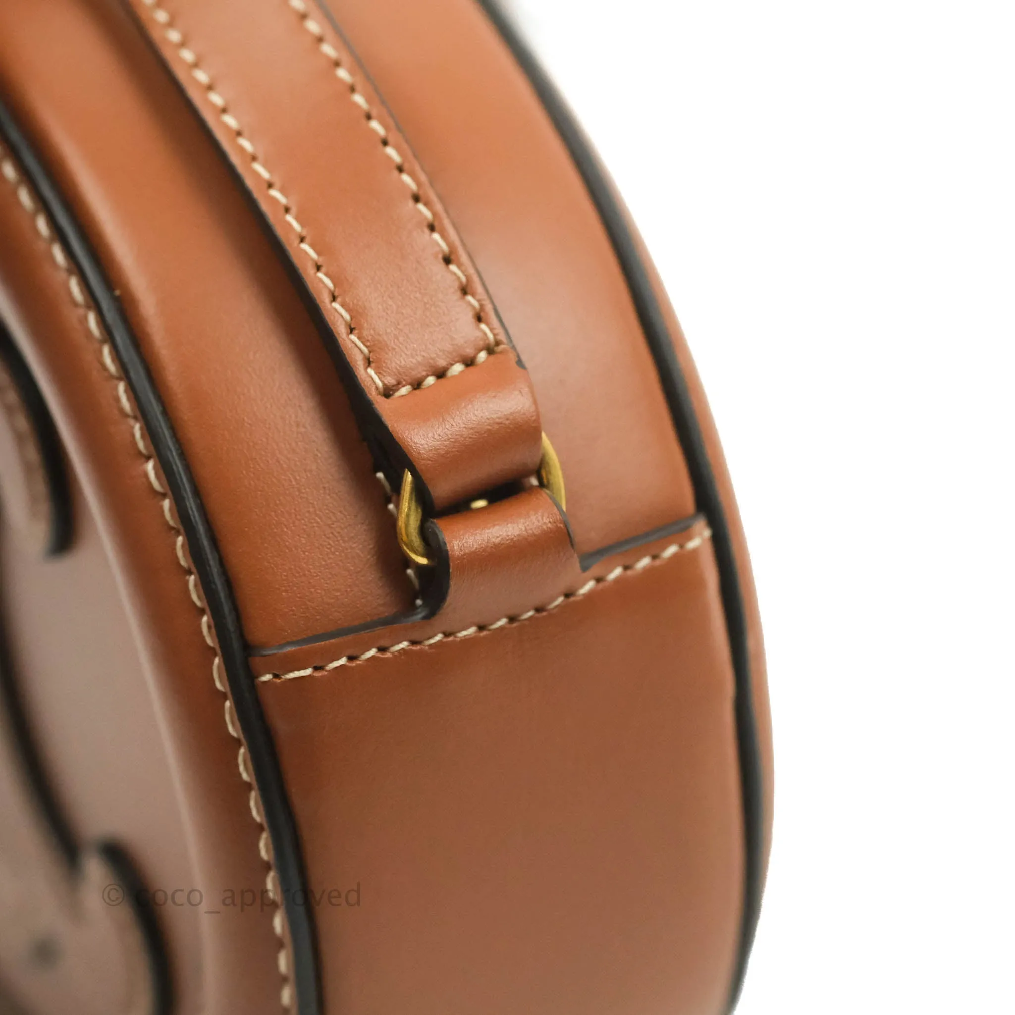 Celine Oval Bag Cuir Triophe Brown Calfskin
