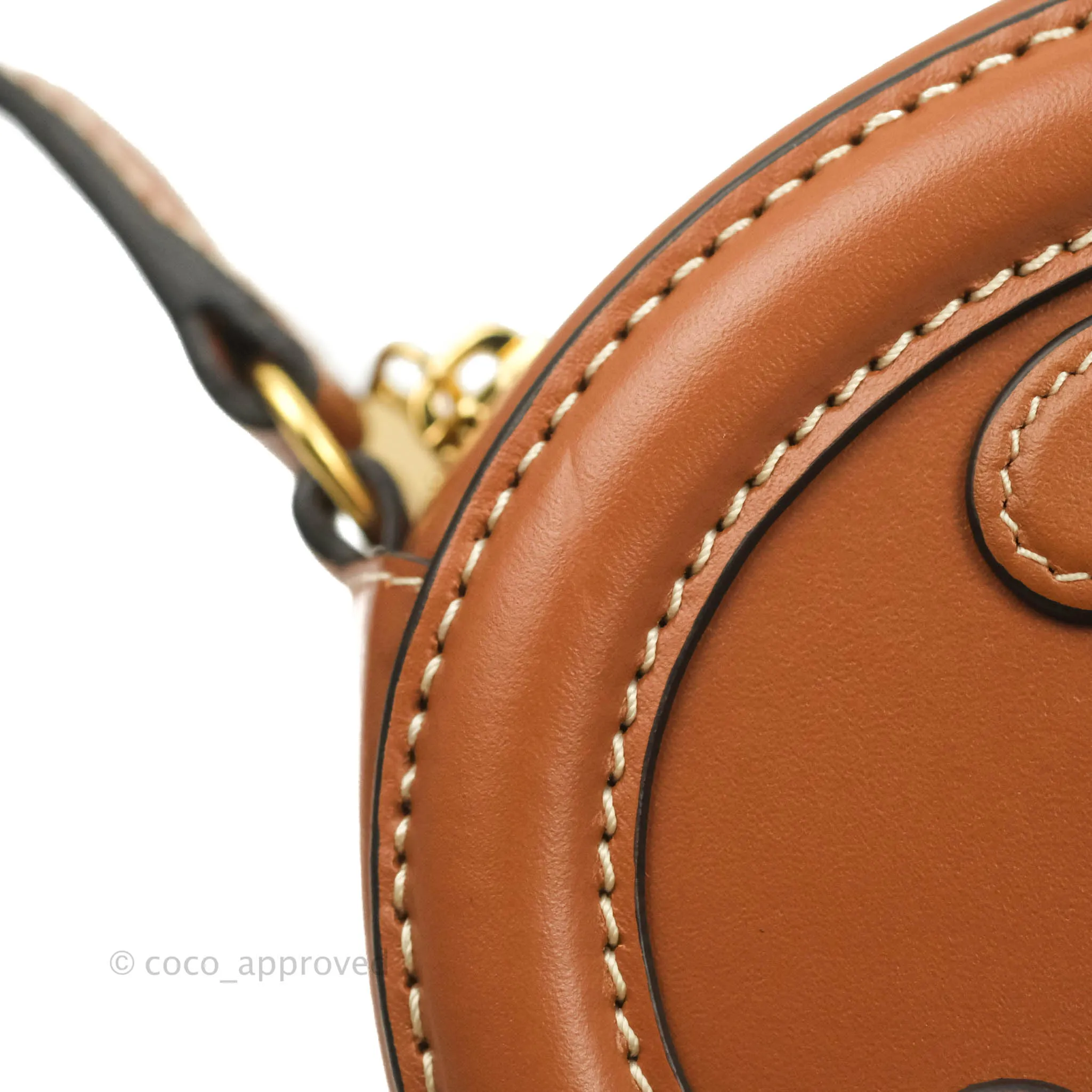 Celine Oval Bag Cuir Triophe Brown Calfskin