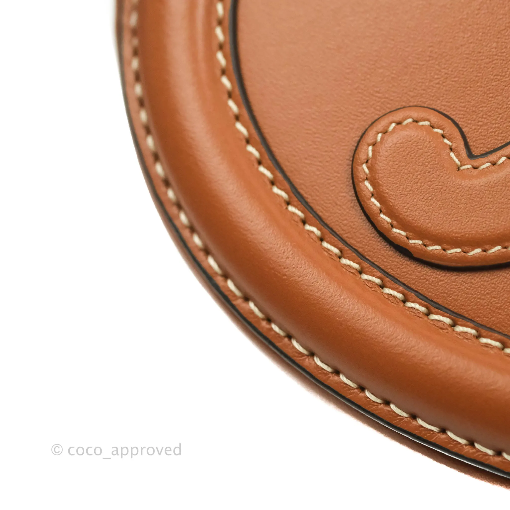 Celine Oval Bag Cuir Triophe Brown Calfskin