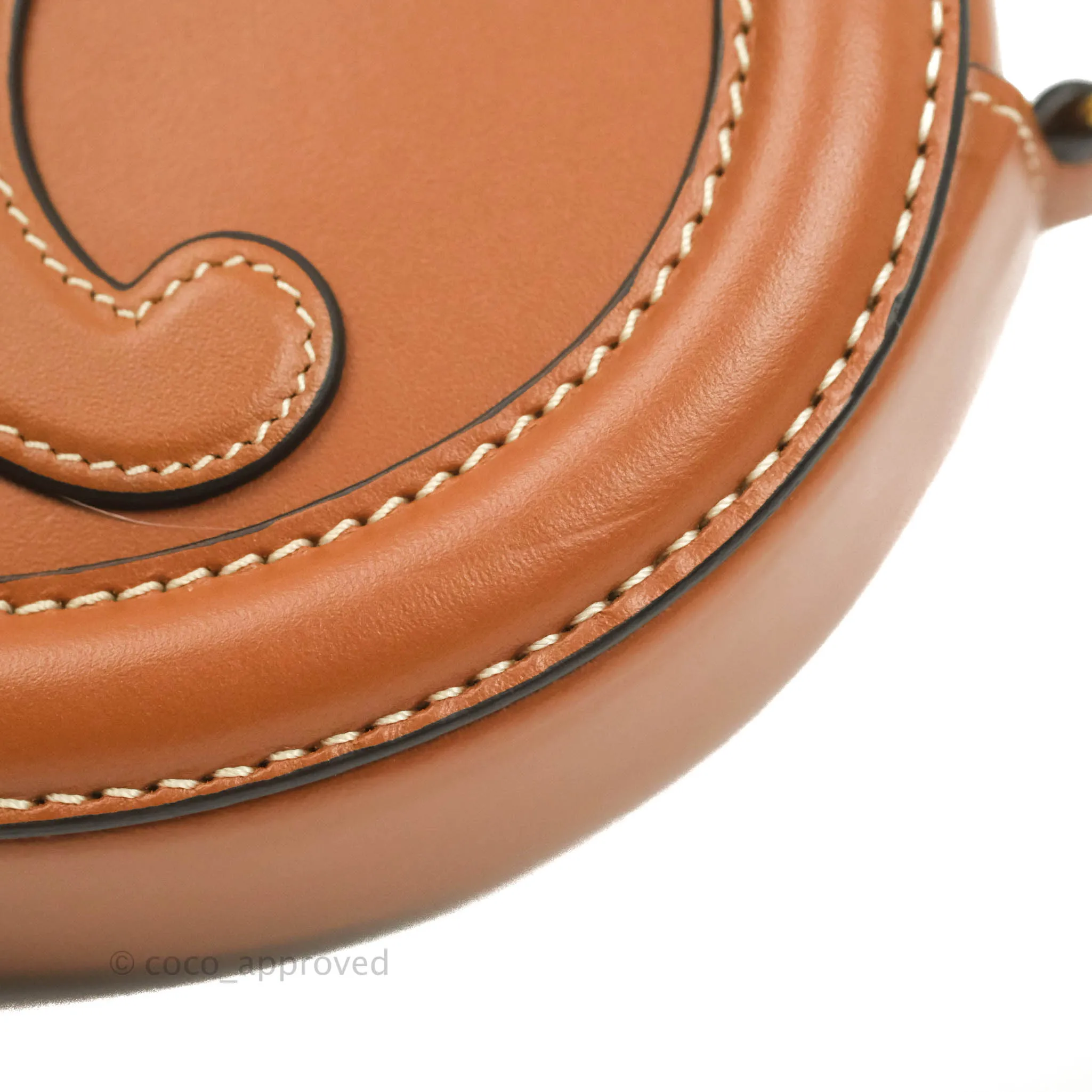 Celine Oval Bag Cuir Triophe Brown Calfskin