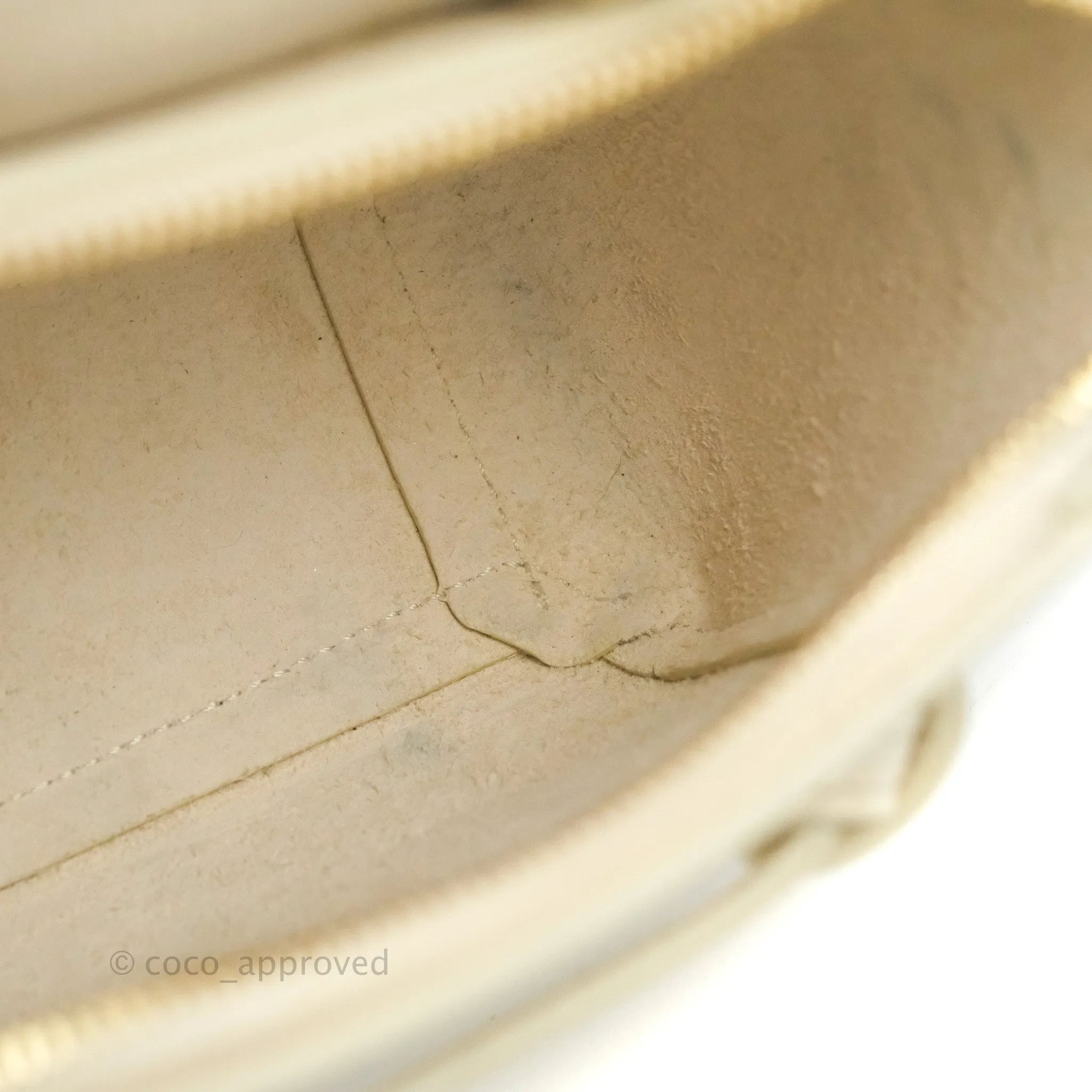 Celine Pico Belt Bag White Grained Calfskin Gold Hardware