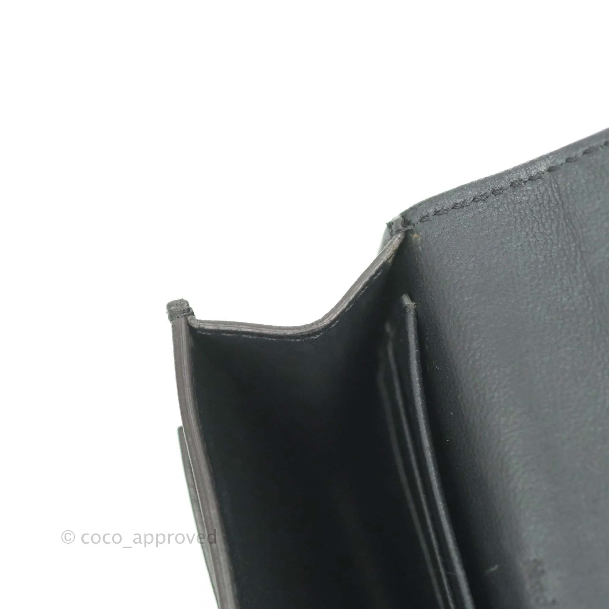 Celine Pocket Card Holder Green/Navy/Black