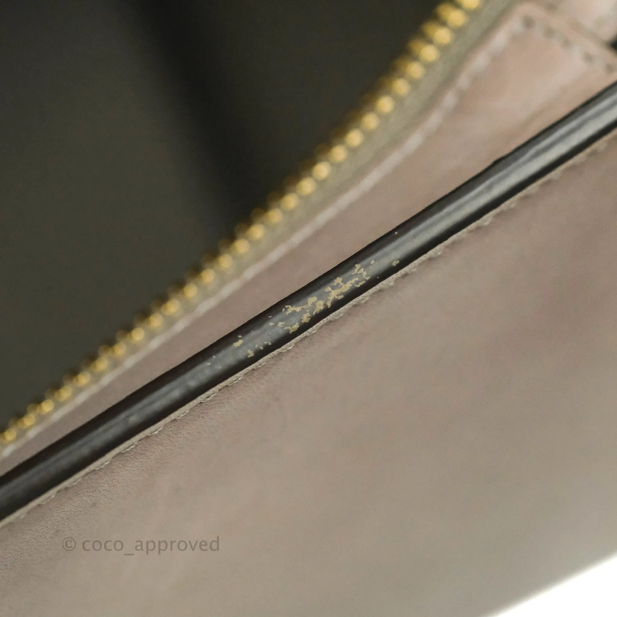 Celine Sleek Calfskin Small Tri-Color Trapeze Dark Blue