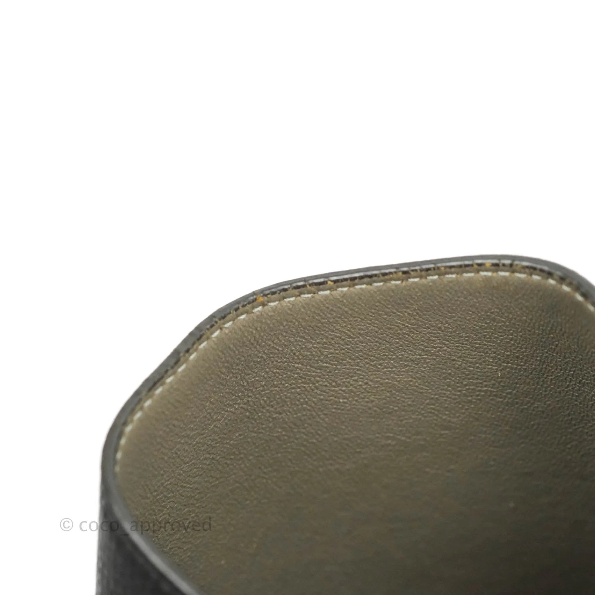 Celine Sleek Calfskin Small Tri-Color Trapeze Dark Blue