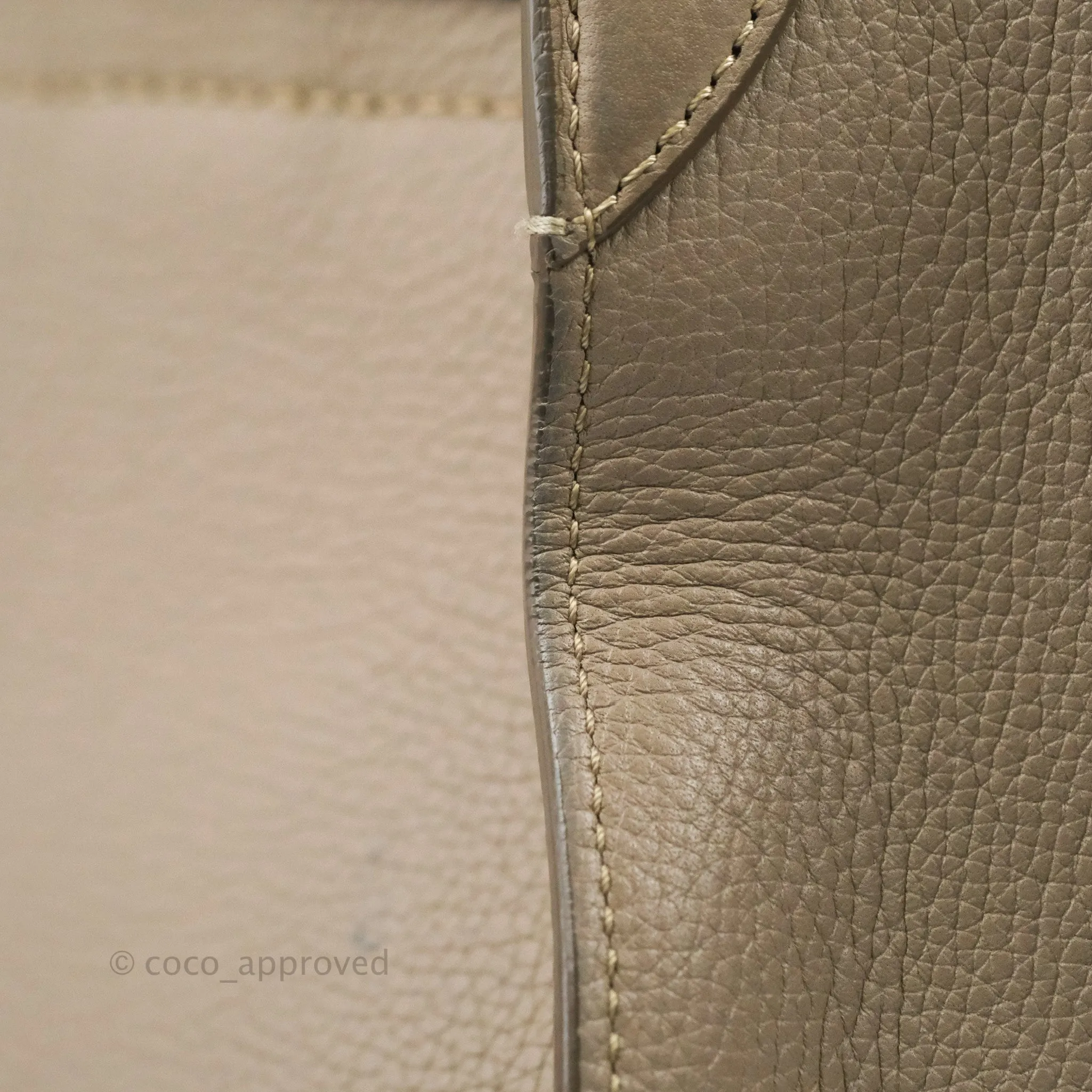 Celine Small Big Bag Light Taupe Supple Grained Leather Silver Hardware
