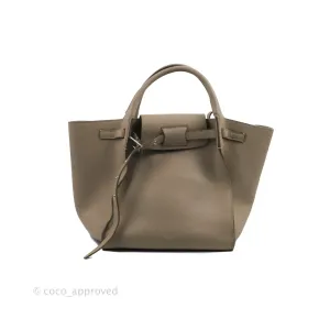 Celine Small Big Bag Light Taupe Supple Grained Leather Silver Hardware